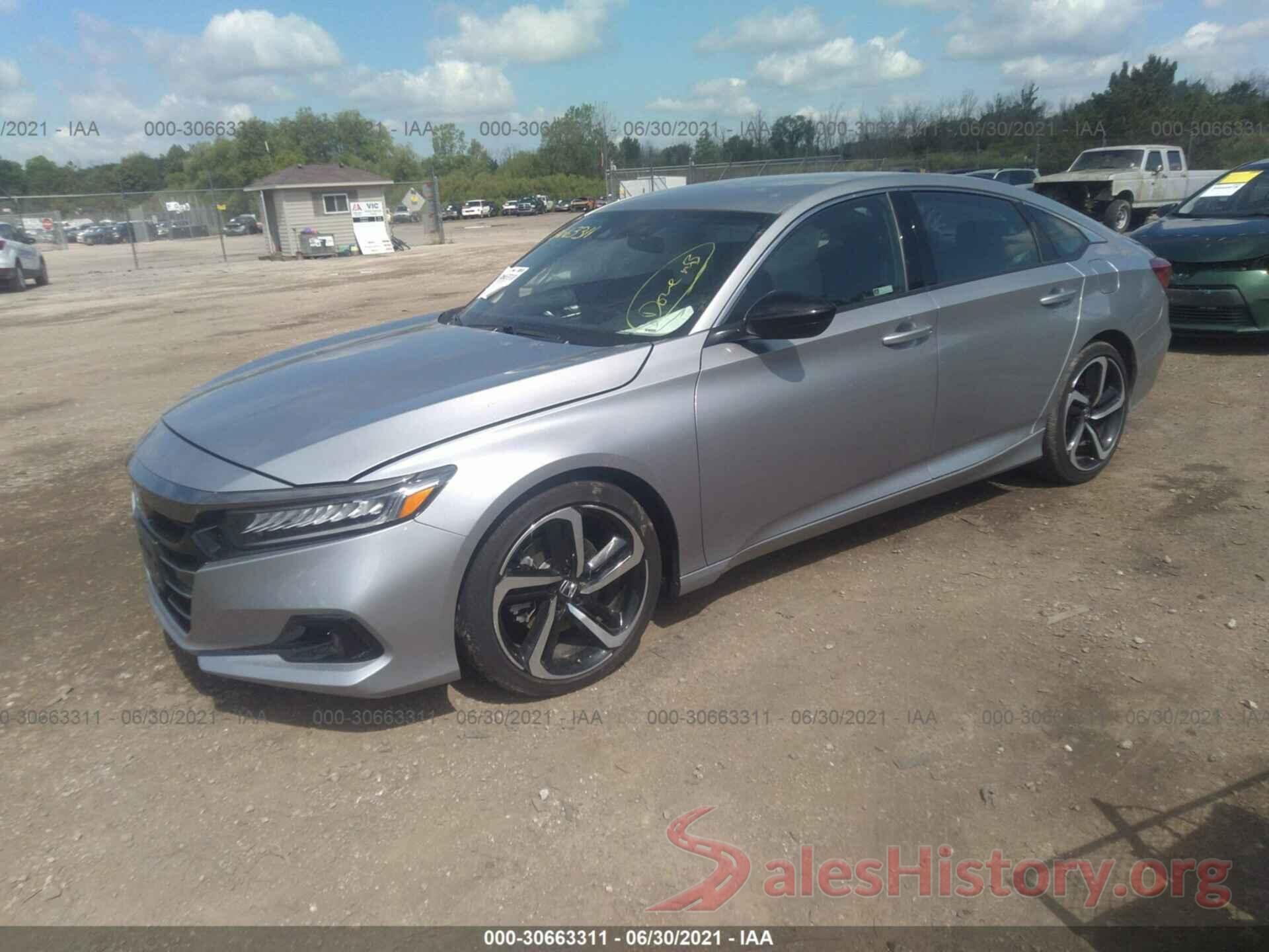 1HGCV1F3XMA014057 2021 HONDA ACCORD SEDAN