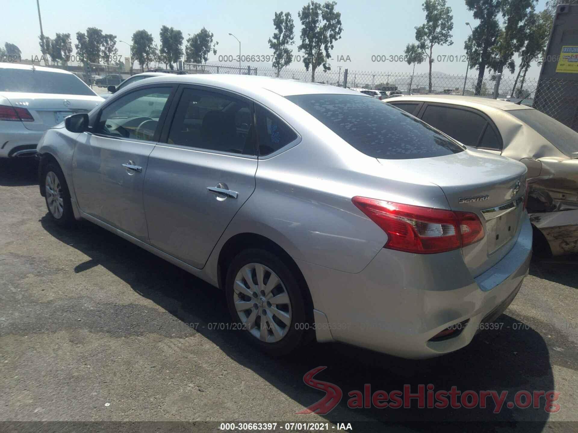 3N1AB7AP1GY261109 2016 NISSAN SENTRA