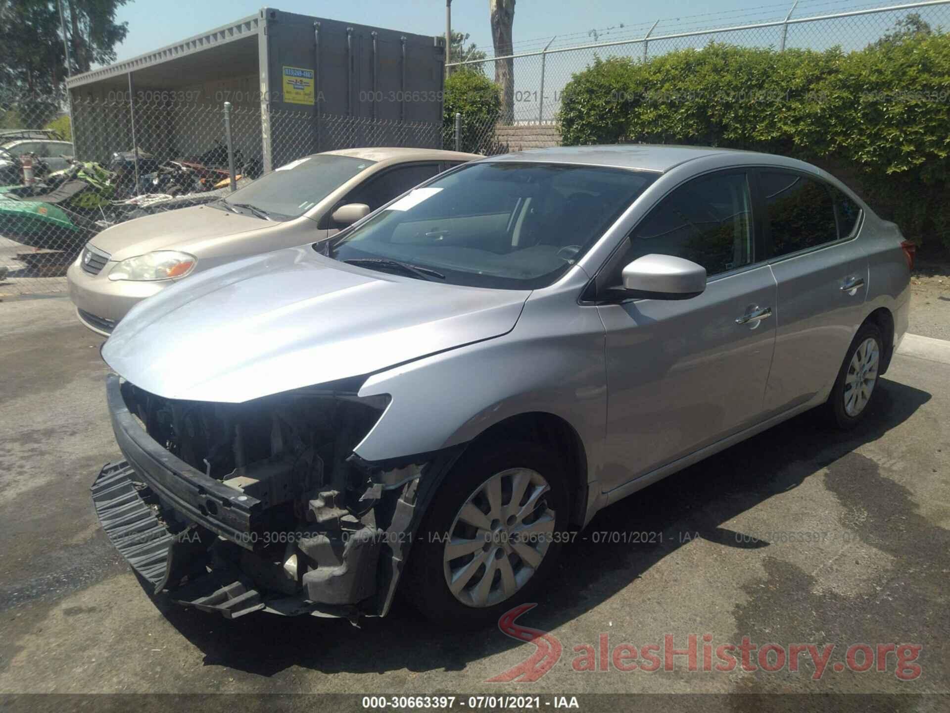 3N1AB7AP1GY261109 2016 NISSAN SENTRA