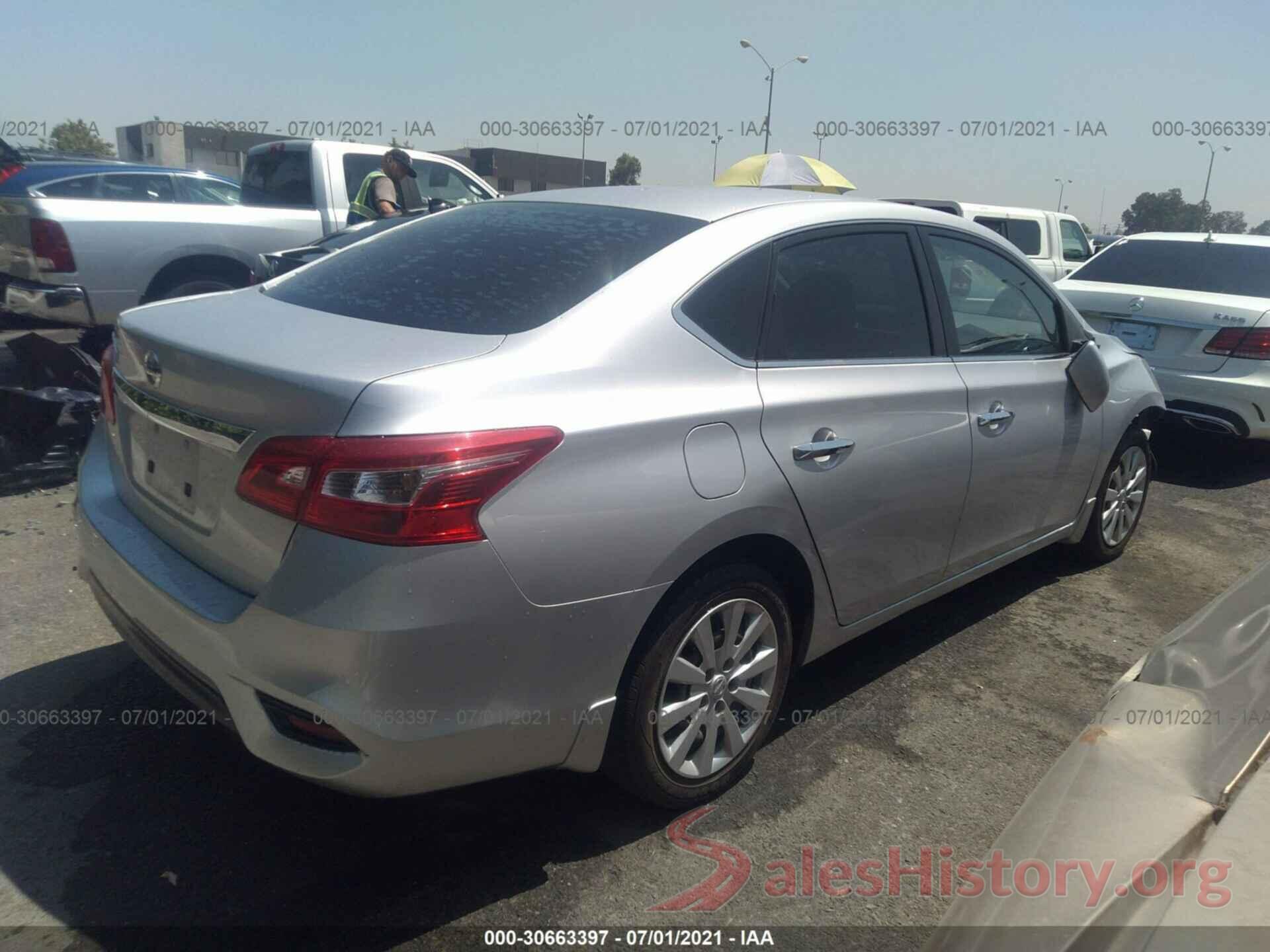 3N1AB7AP1GY261109 2016 NISSAN SENTRA