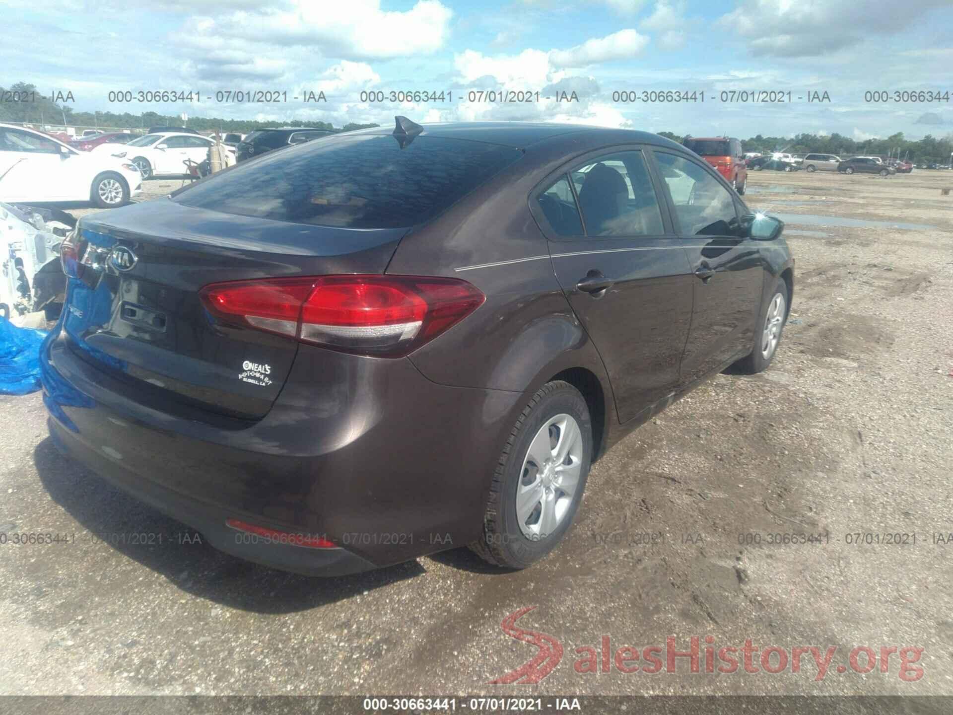 3KPFK4A75HE123819 2017 KIA FORTE