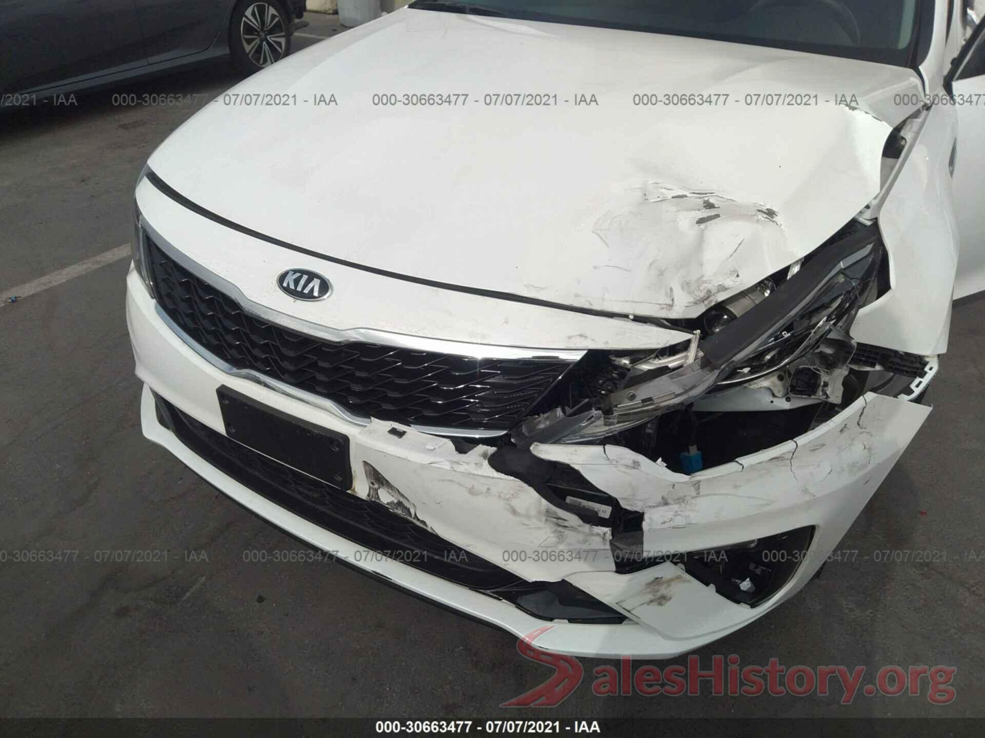 5XXGT4L3XLG437722 2020 KIA OPTIMA