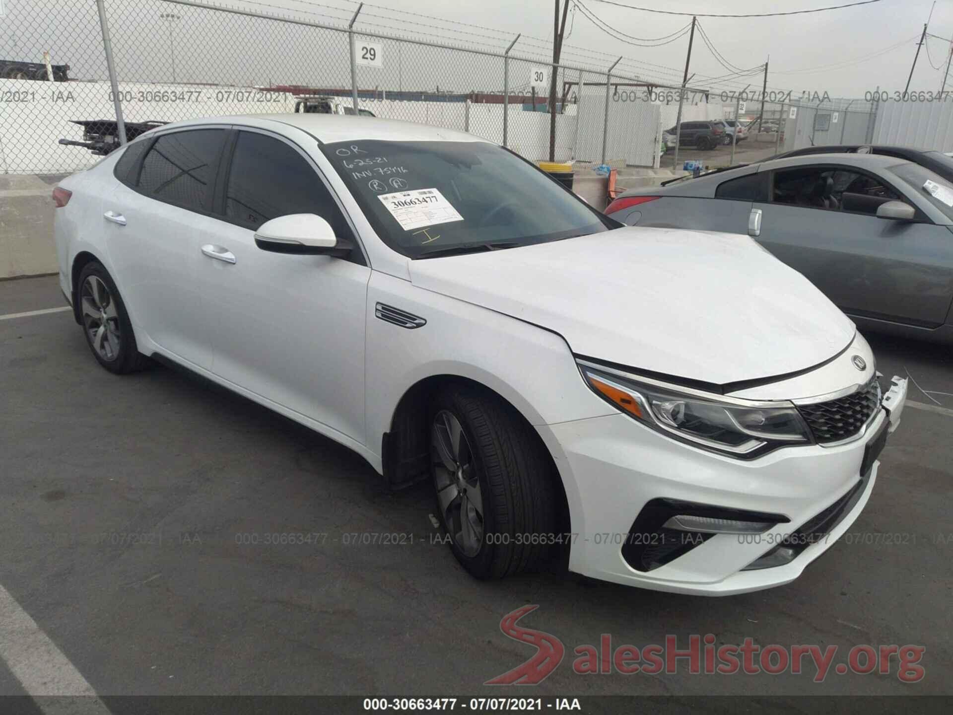 5XXGT4L3XLG437722 2020 KIA OPTIMA