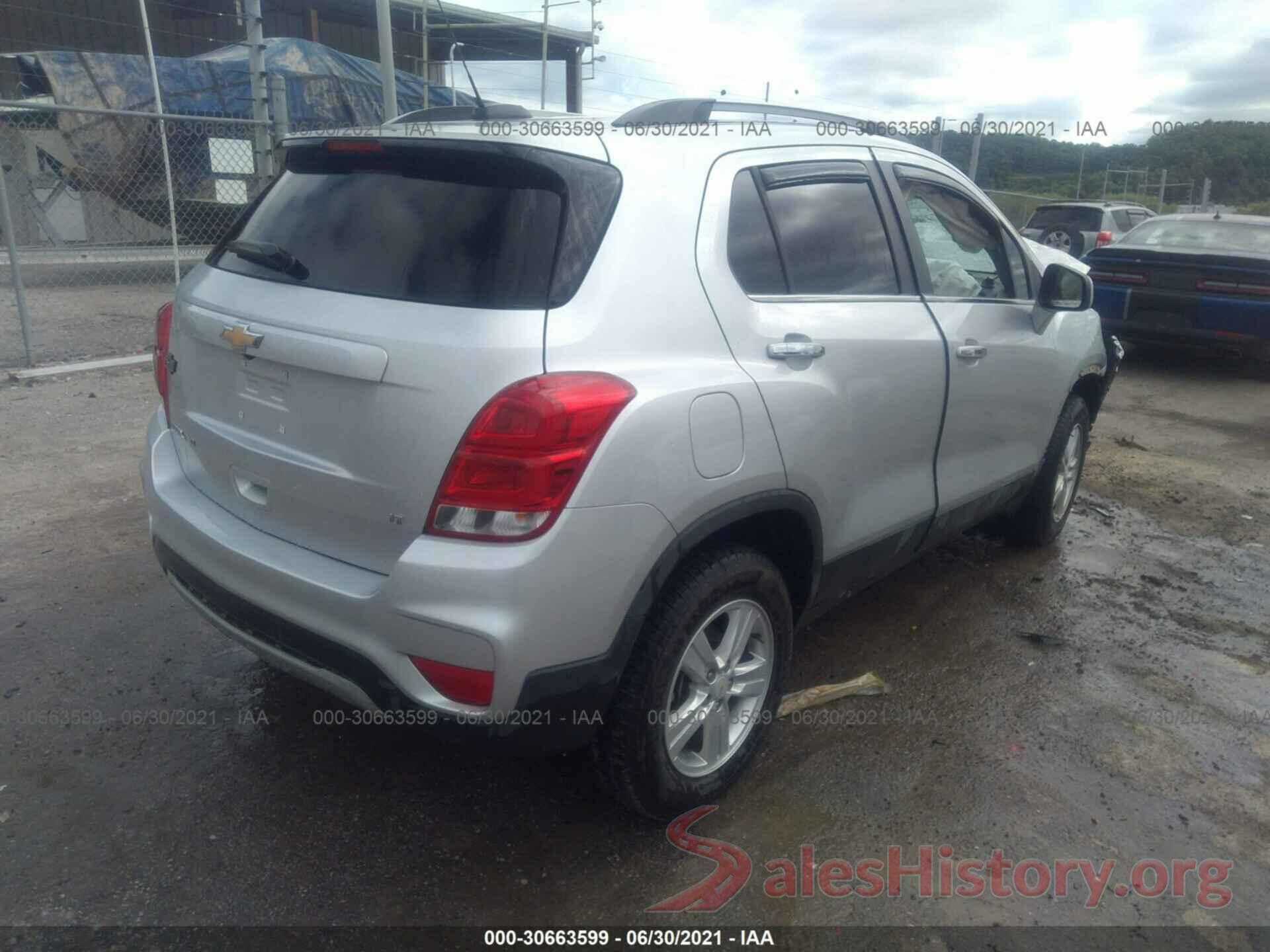 KL7CJPSB8KB838444 2019 CHEVROLET TRAX