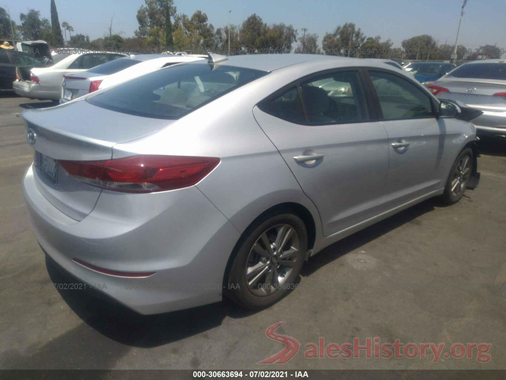 5NPD84LF8JH352085 2018 HYUNDAI ELANTRA