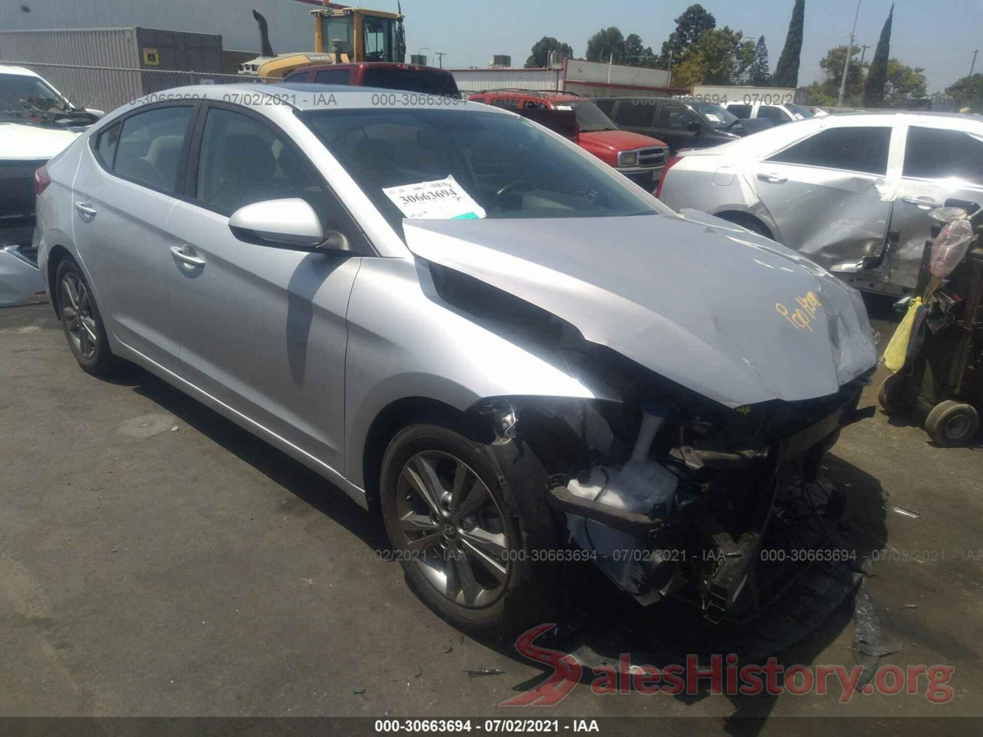 5NPD84LF8JH352085 2018 HYUNDAI ELANTRA