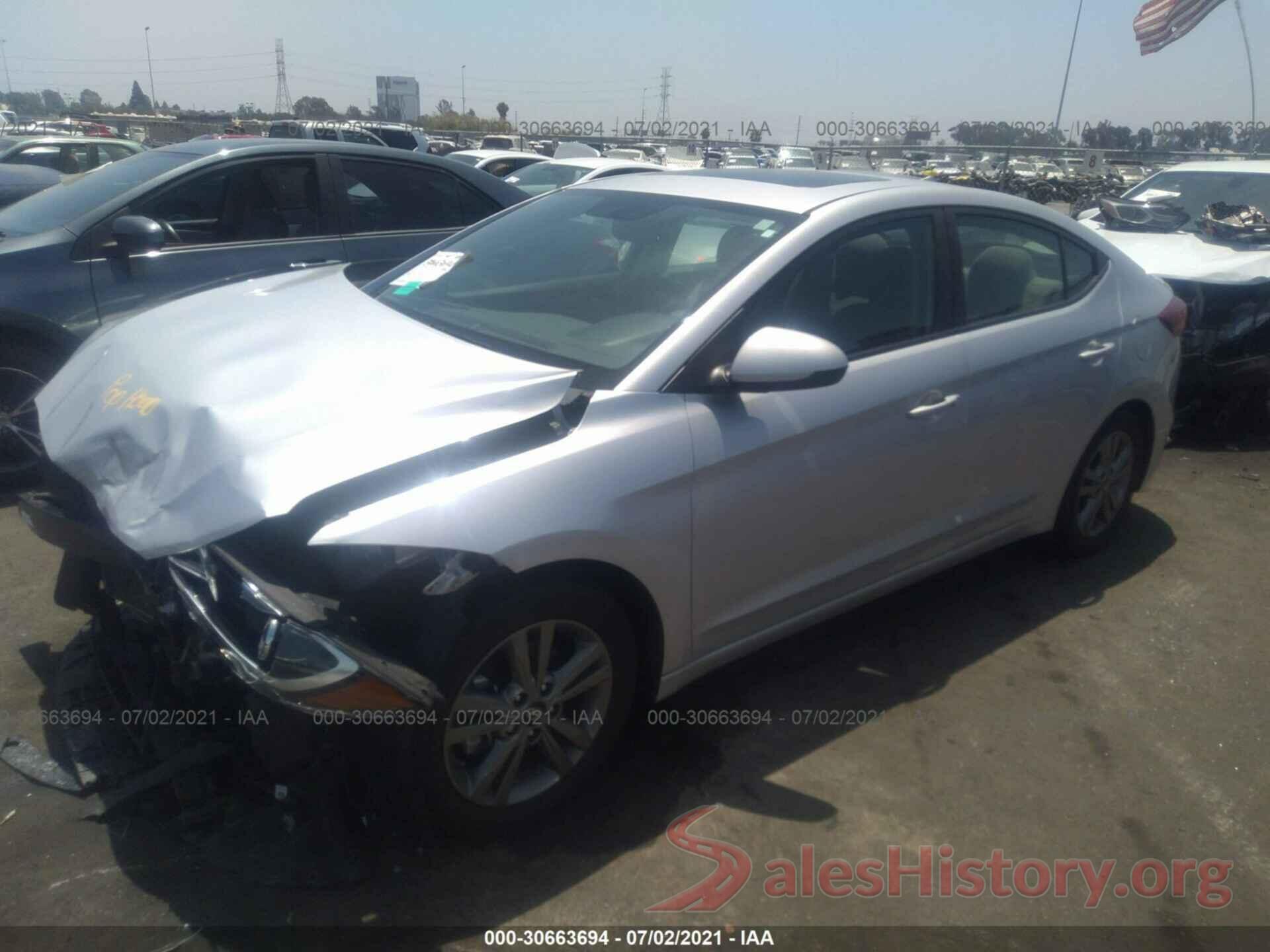 5NPD84LF8JH352085 2018 HYUNDAI ELANTRA