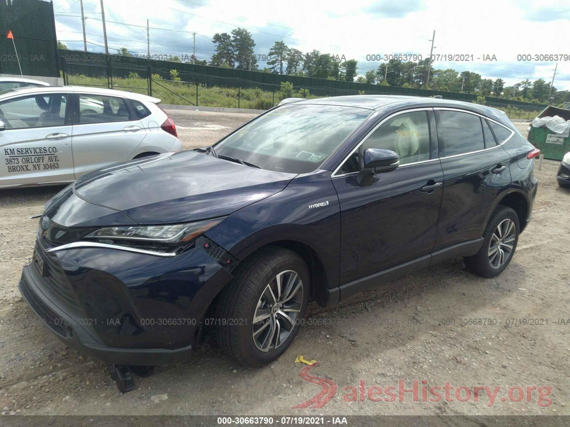 JTEAAAAH4MJ032019 2021 TOYOTA VENZA