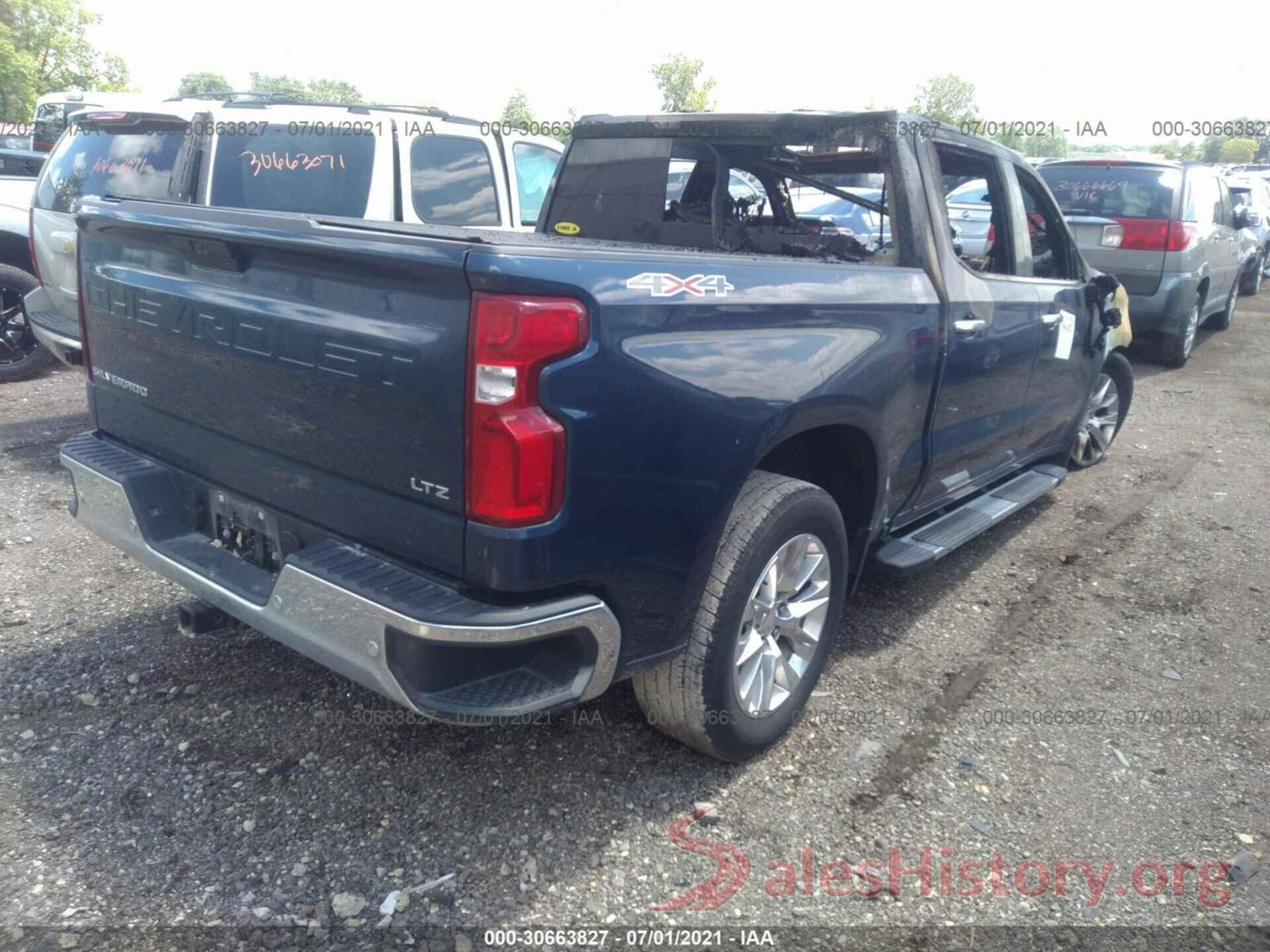 1GCUYGEDXKZ130848 2019 CHEVROLET SILVERADO 1500