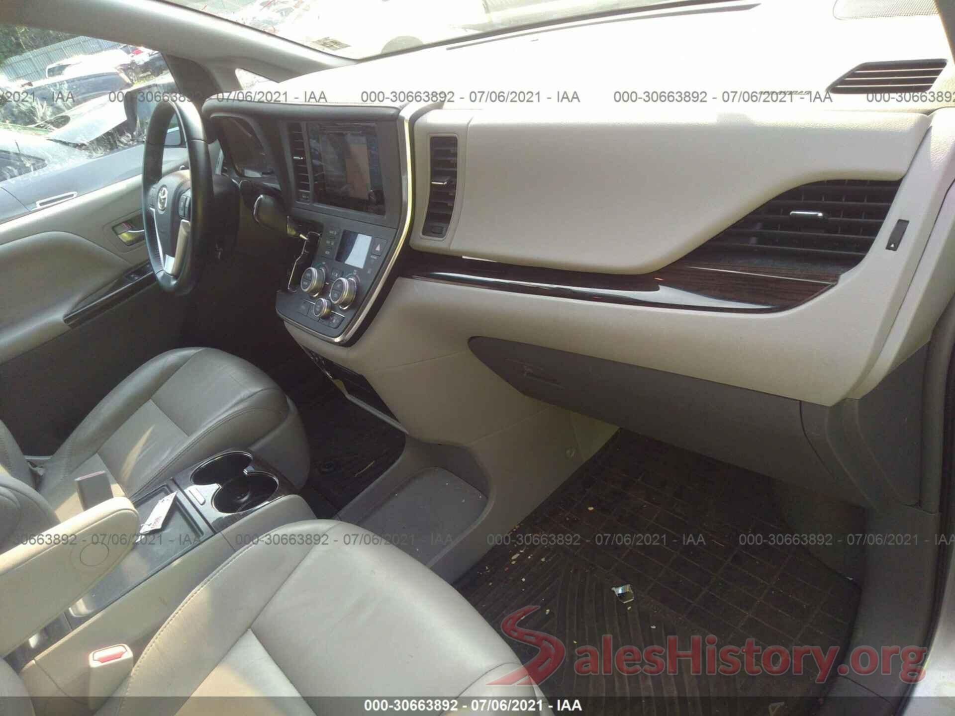 5TDYK3DC5GS713194 2016 TOYOTA SIENNA