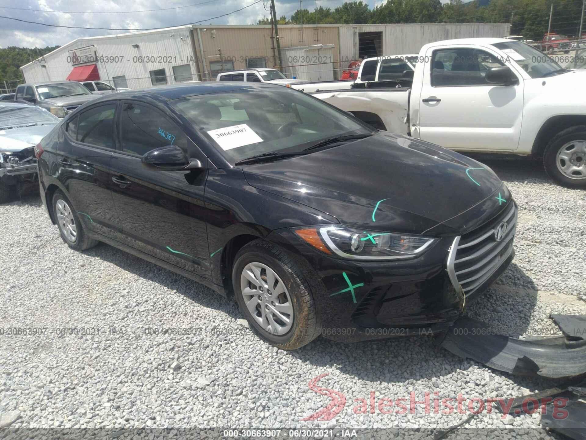 5NPD74LF5JH241738 2018 HYUNDAI ELANTRA