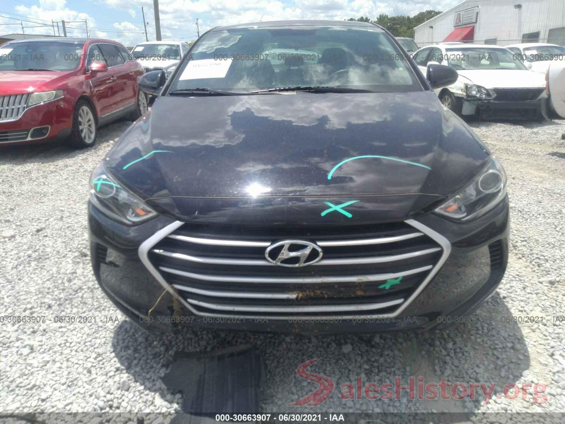 5NPD74LF5JH241738 2018 HYUNDAI ELANTRA