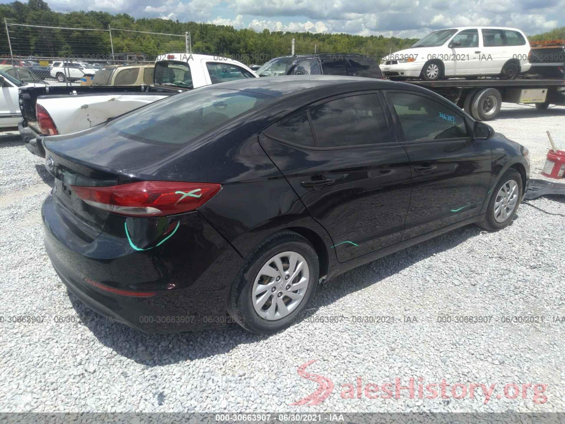 5NPD74LF5JH241738 2018 HYUNDAI ELANTRA