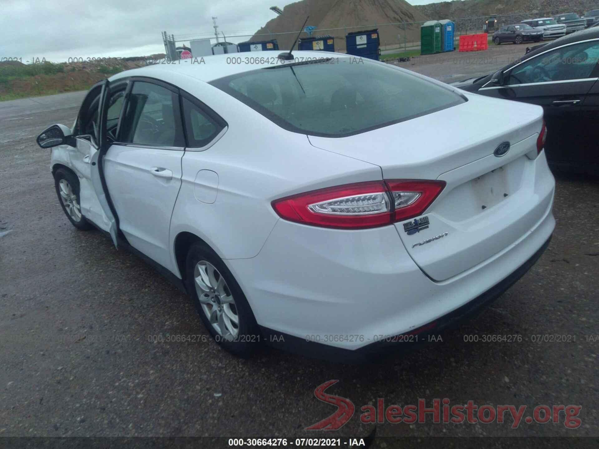 3FA6P0G7XGR279854 2016 FORD FUSION