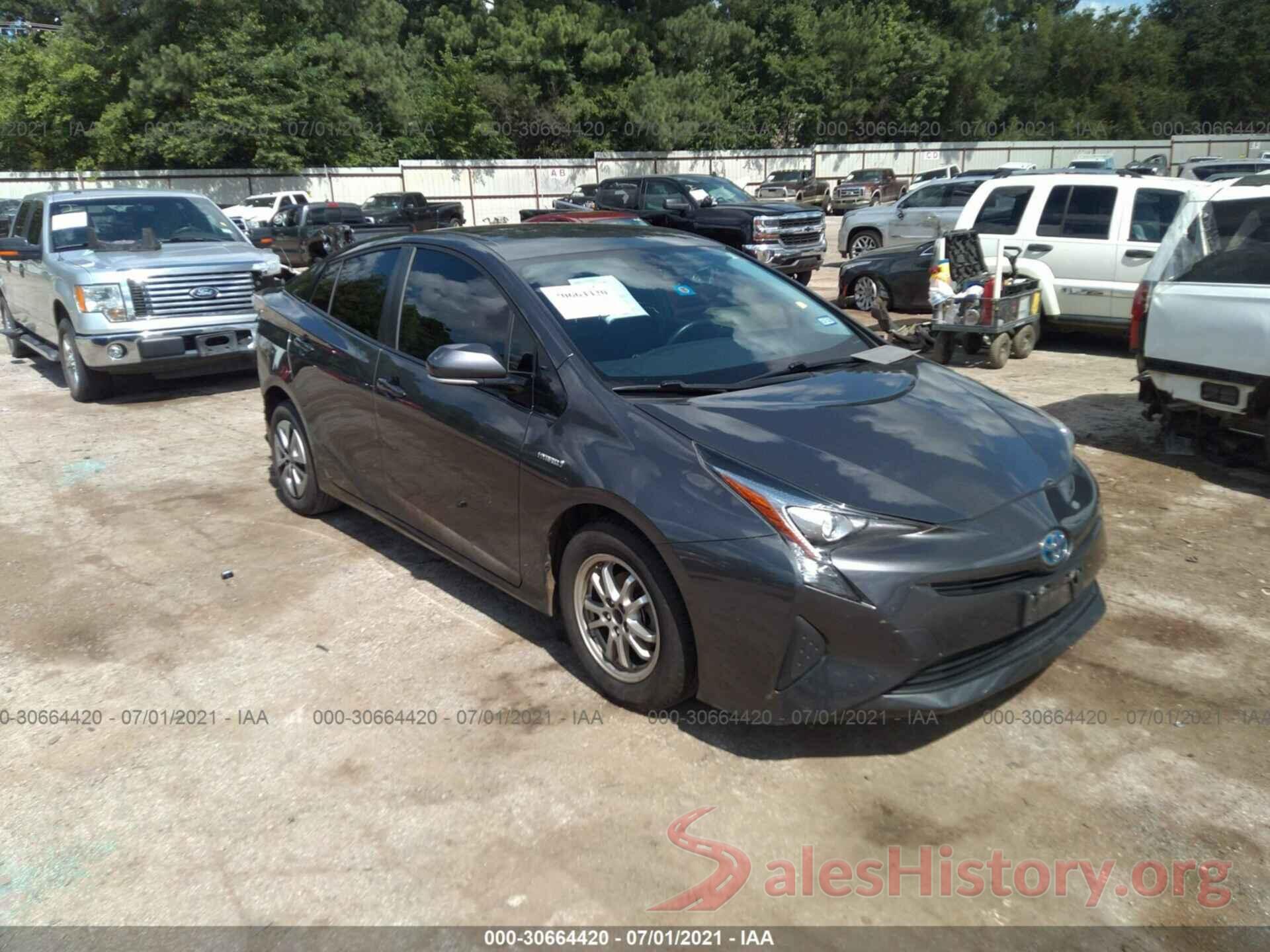 JTDKARFU9H3039314 2017 TOYOTA PRIUS