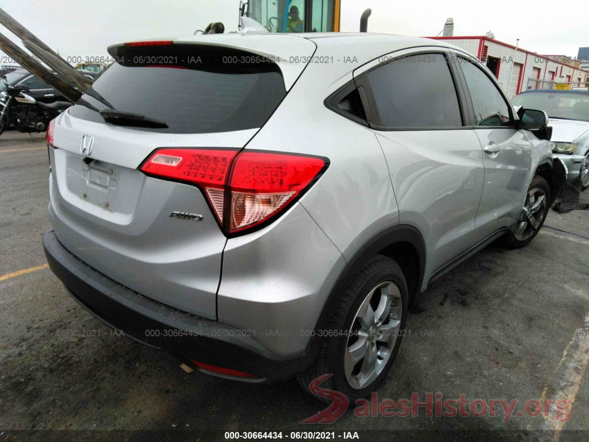 3CZRU6H31GM708885 2016 HONDA HR-V