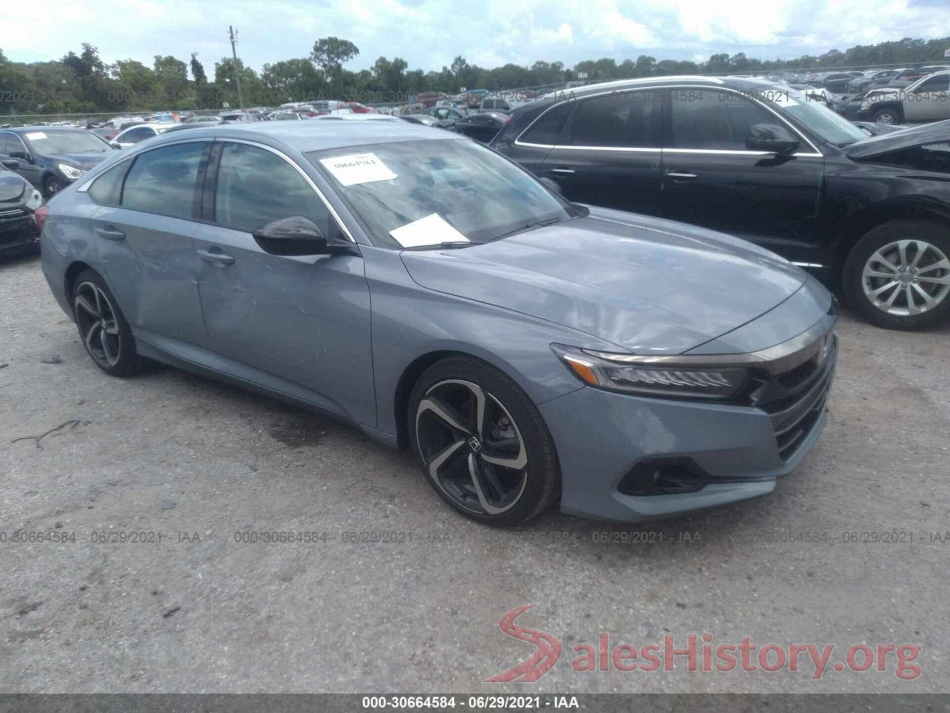 1HGCV1F47MA064455 2021 HONDA ACCORD SEDAN