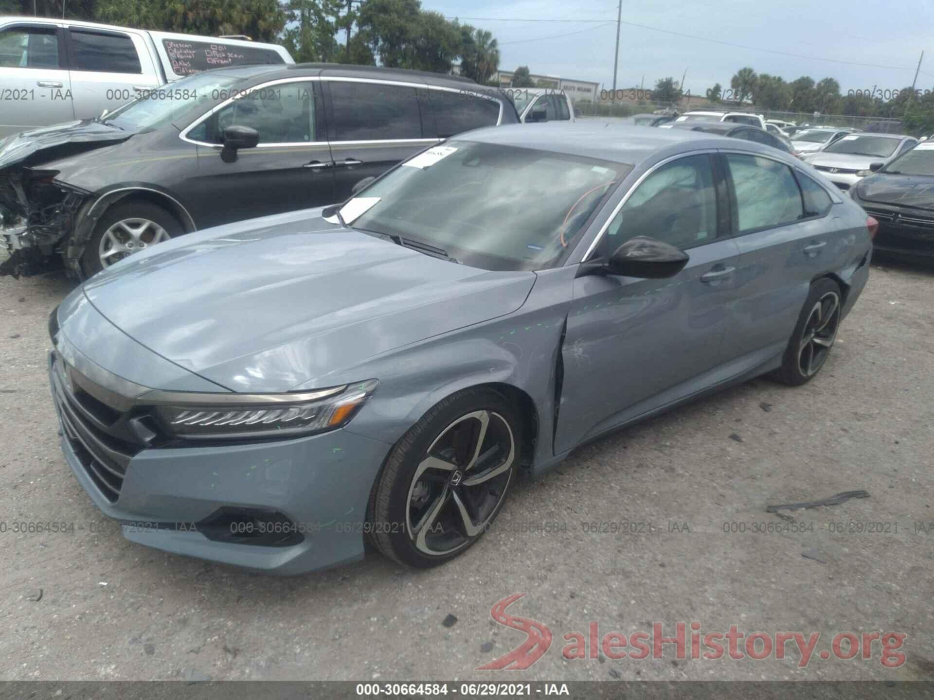 1HGCV1F47MA064455 2021 HONDA ACCORD SEDAN