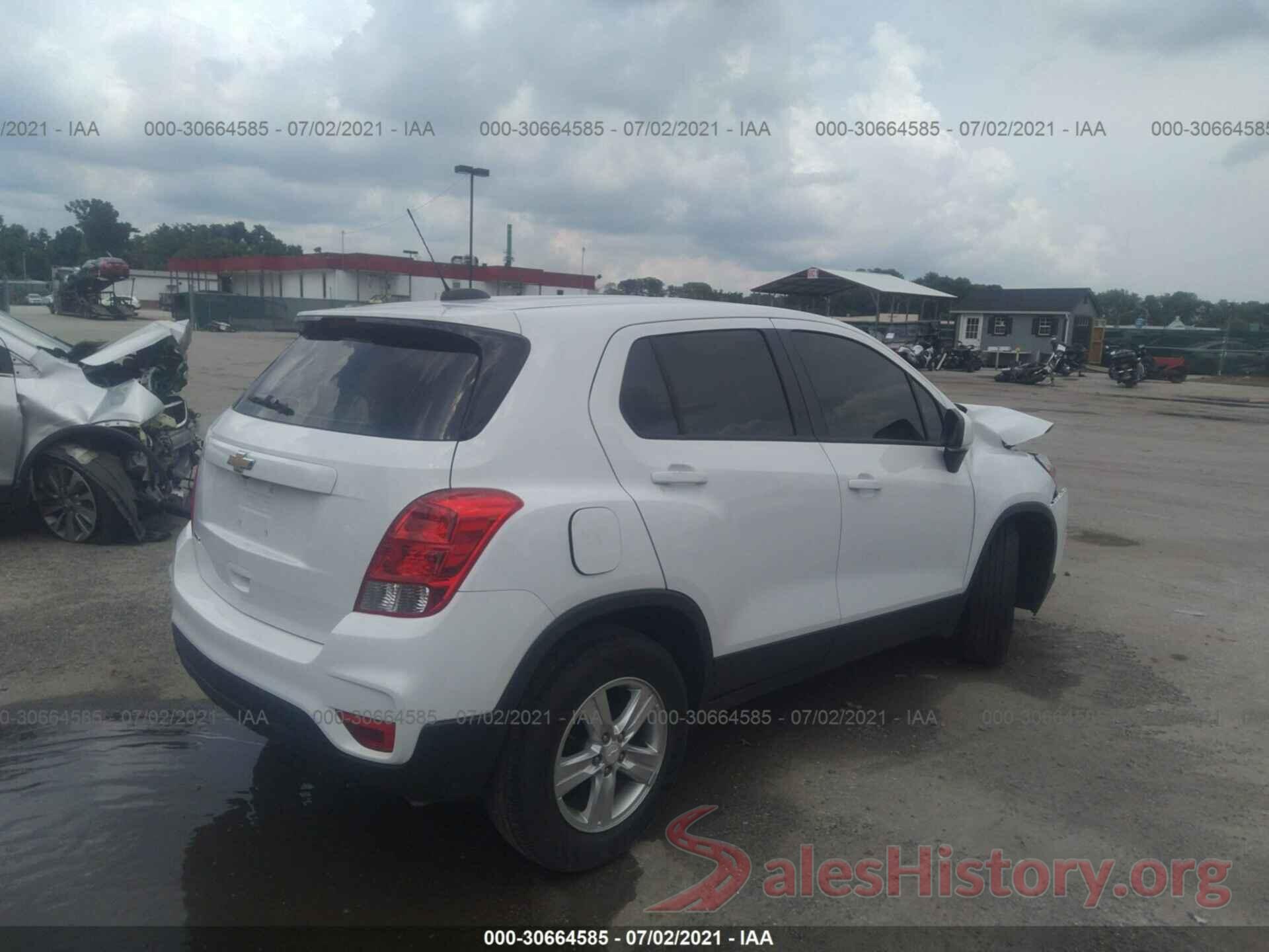 3GNCJKSB4KL220596 2019 CHEVROLET TRAX