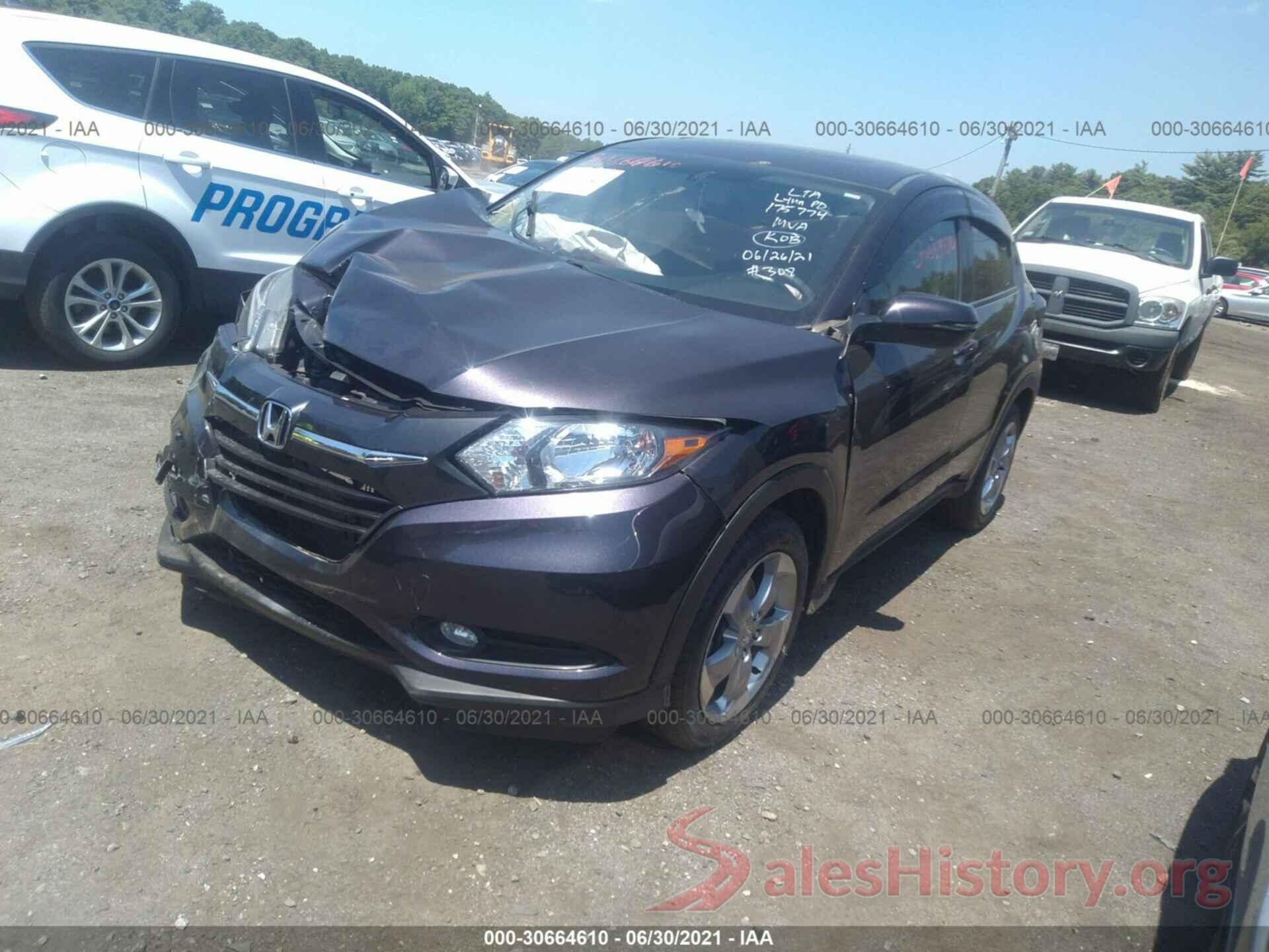 3CZRU6H55GM770288 2016 HONDA HR-V