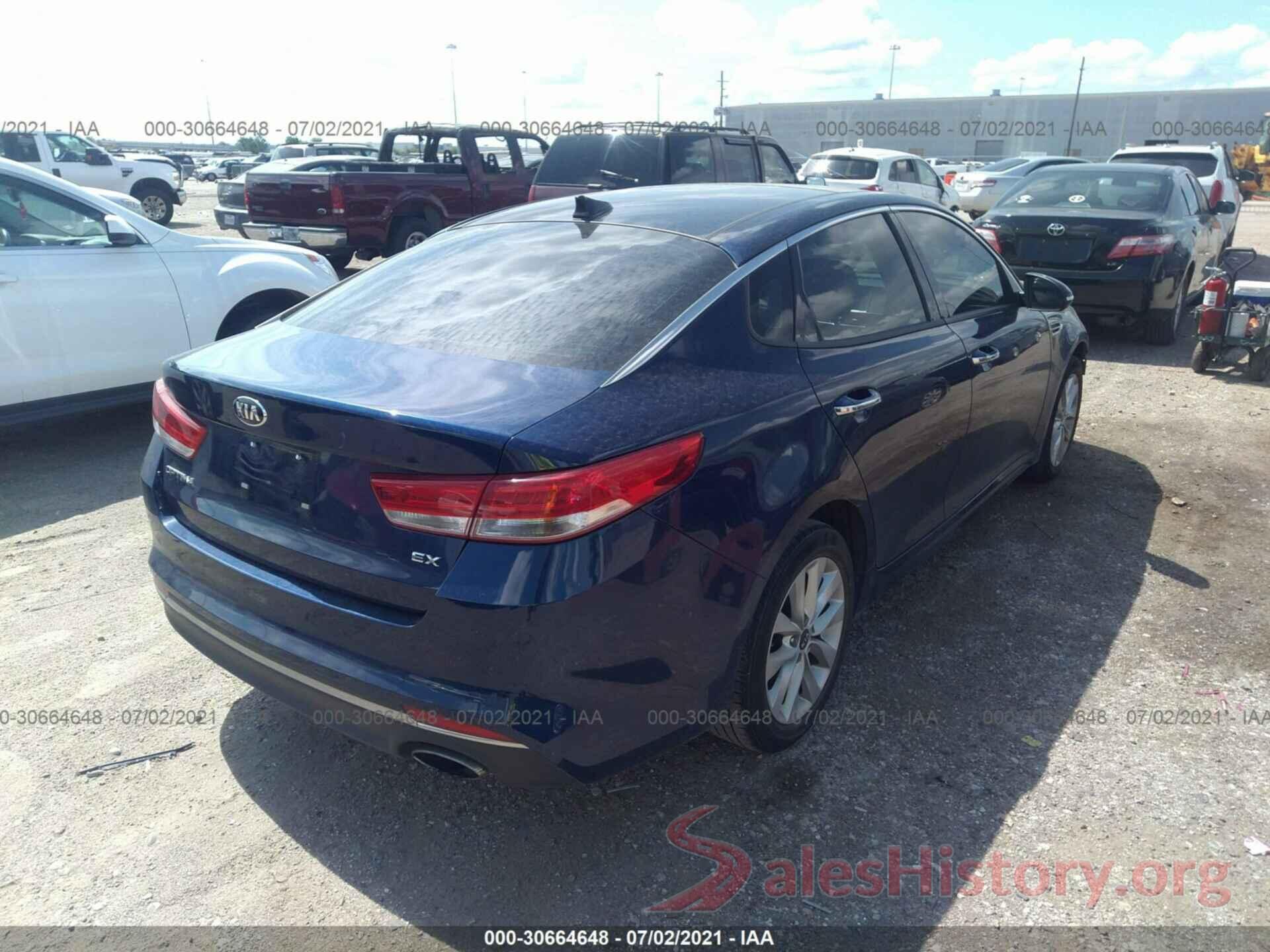 5XXGU4L30GG116212 2016 KIA OPTIMA