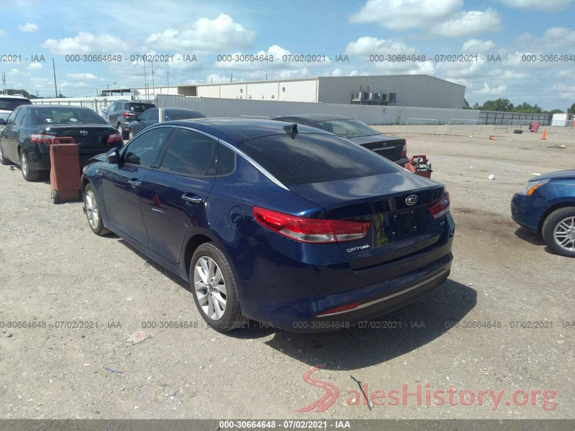 5XXGU4L30GG116212 2016 KIA OPTIMA