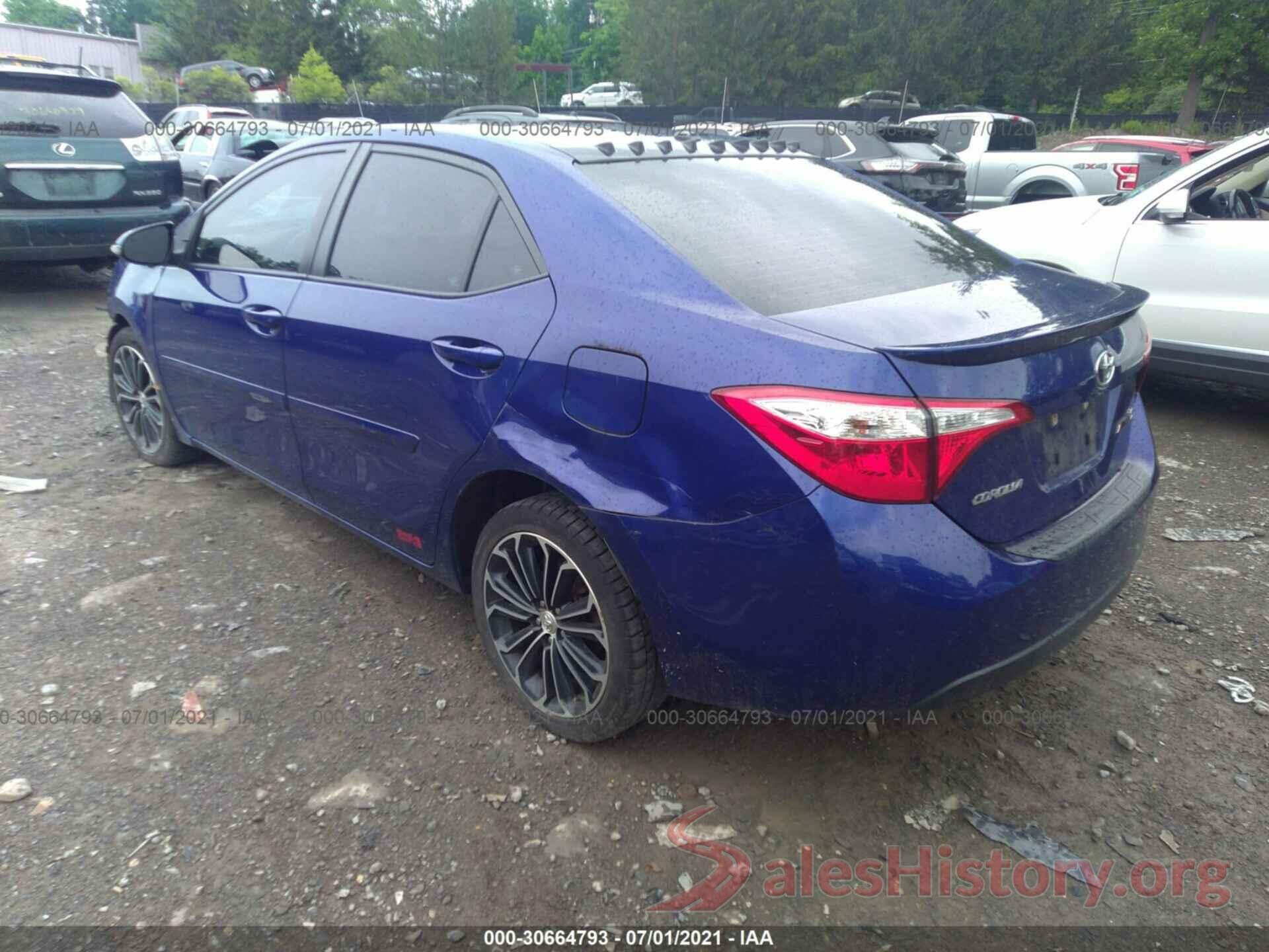 2T1BURHE0GC598883 2016 TOYOTA COROLLA