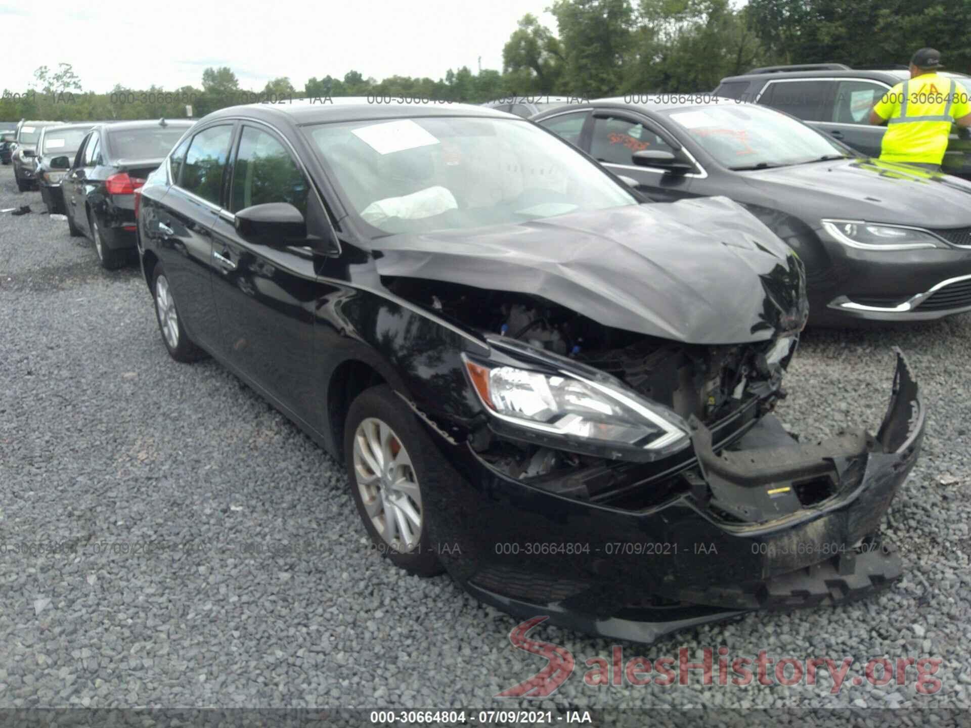 3N1AB7AP6KY378483 2019 NISSAN SENTRA