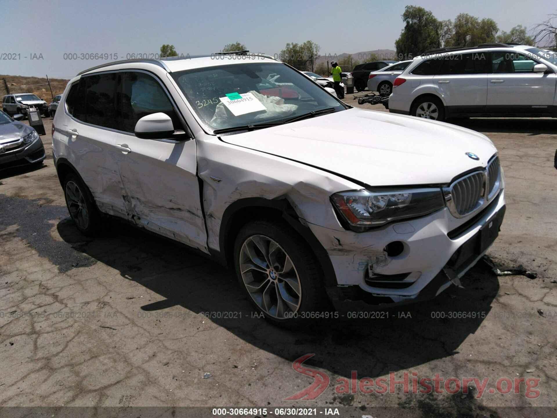 5UXWX9C5XG0D79229 2016 BMW X3