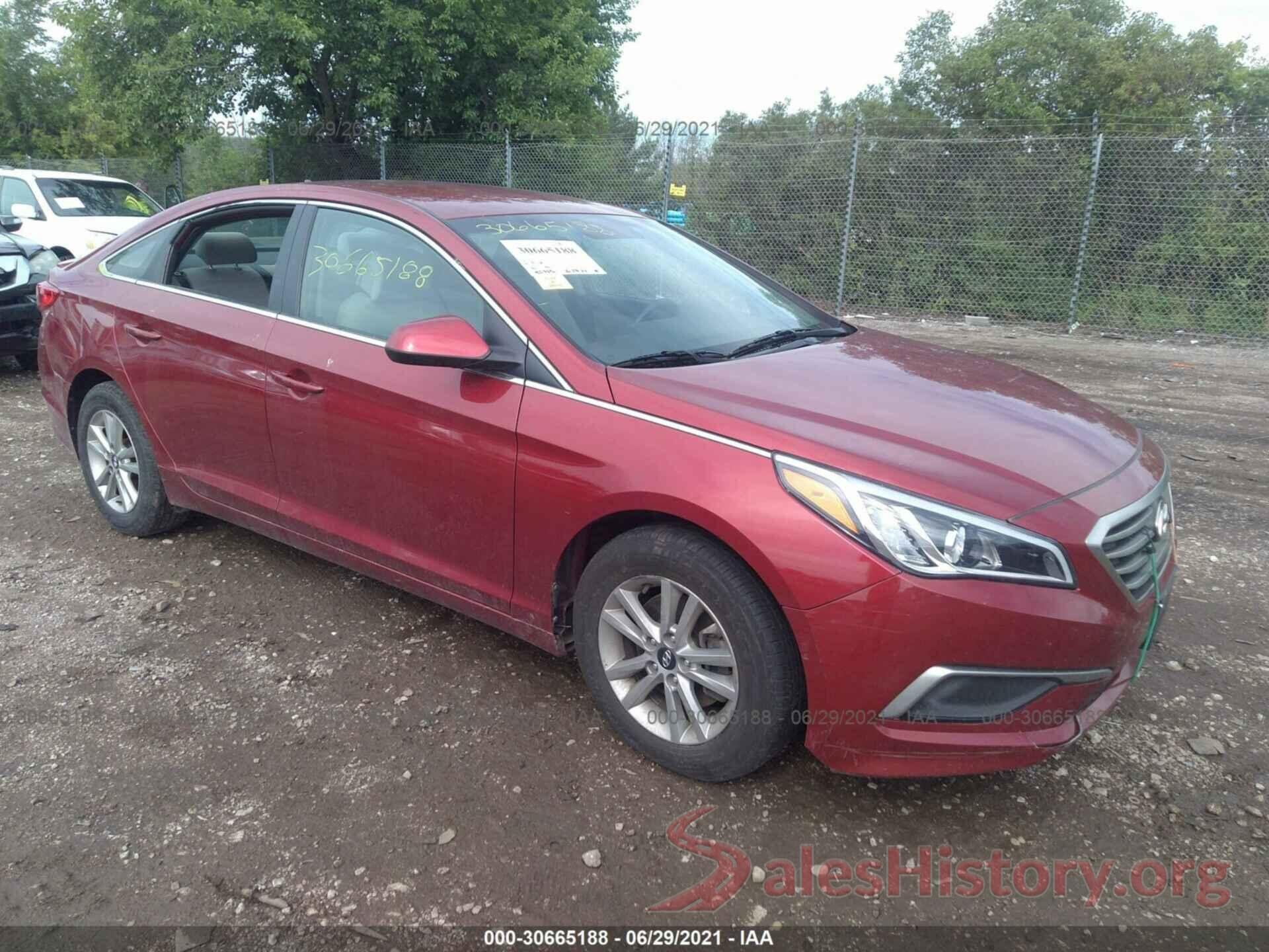 5NPE24AFXGH299133 2016 HYUNDAI SONATA