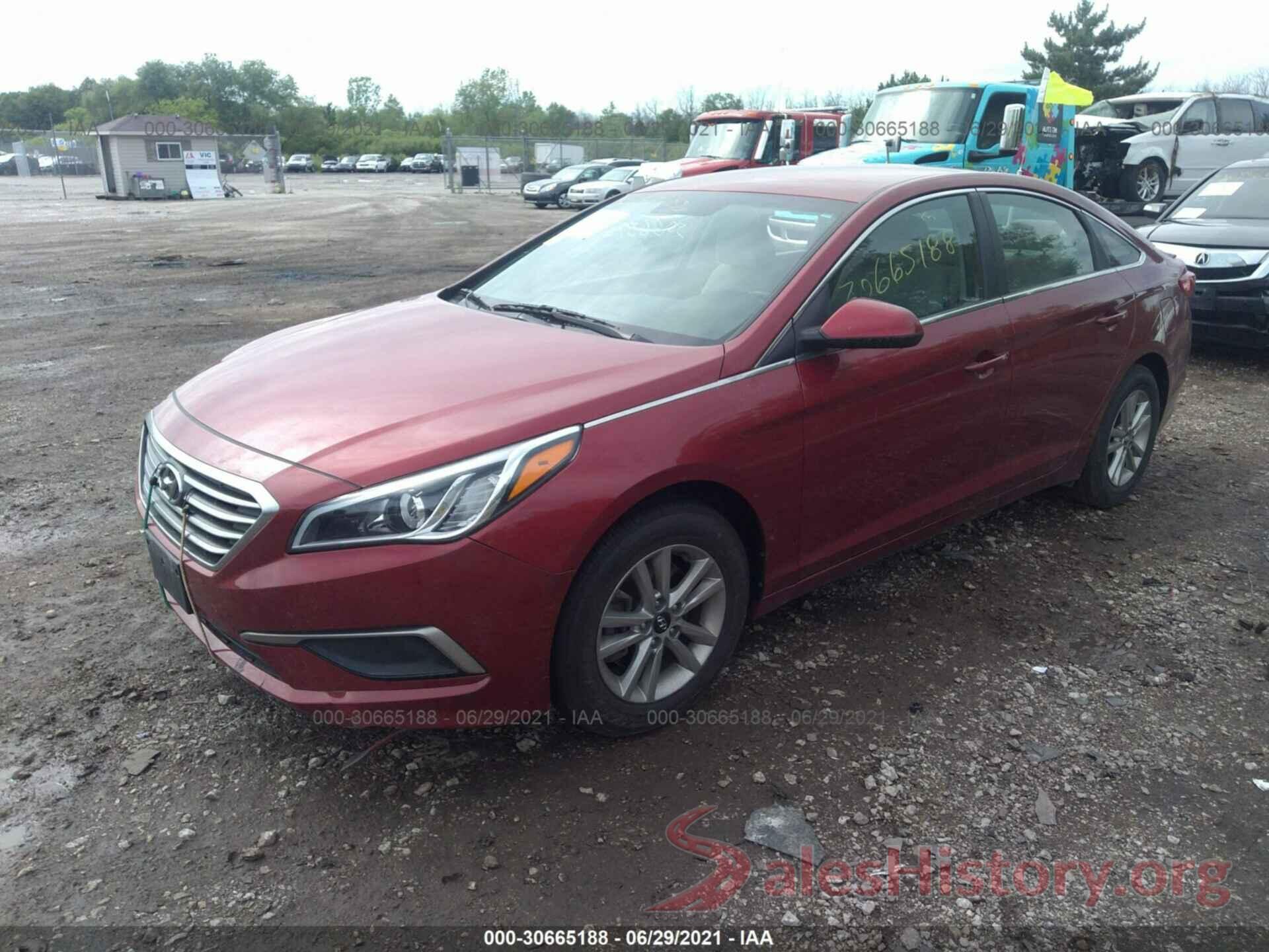 5NPE24AFXGH299133 2016 HYUNDAI SONATA