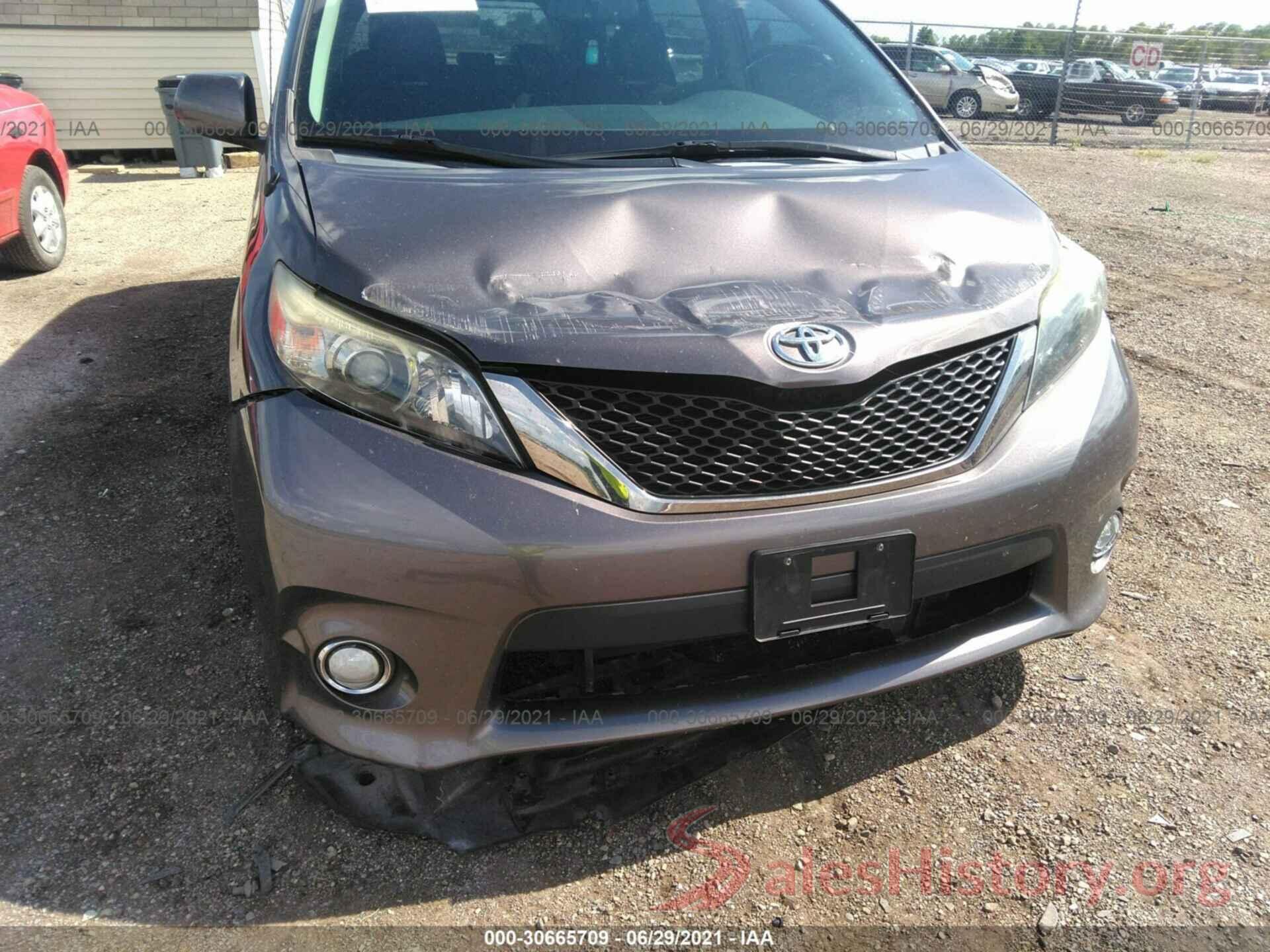 5TDXK3DC2CS248458 2012 TOYOTA SIENNA