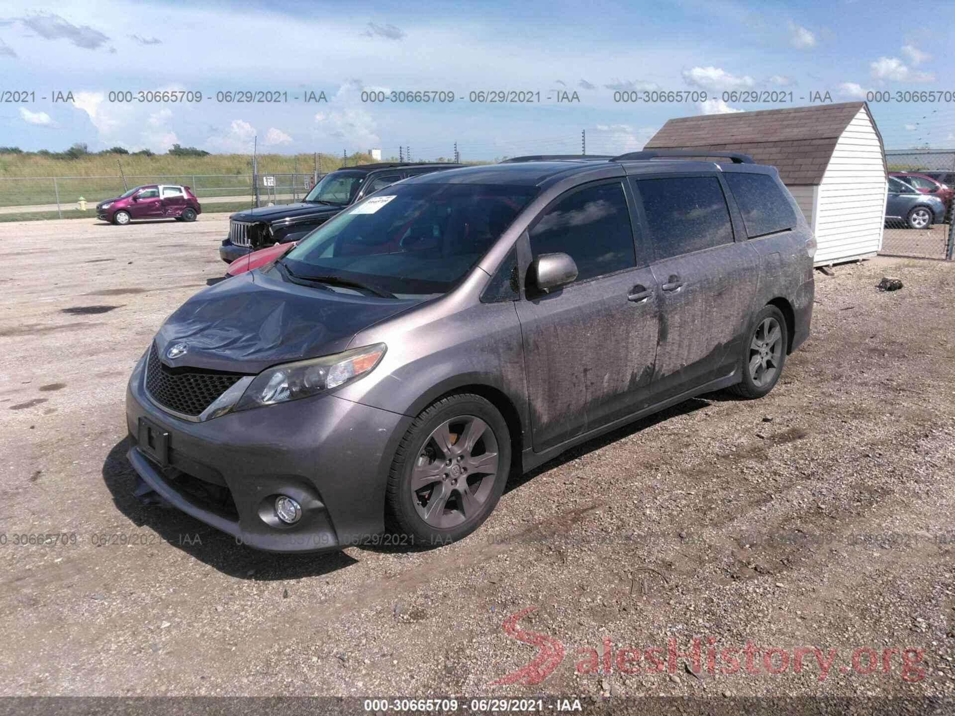 5TDXK3DC2CS248458 2012 TOYOTA SIENNA