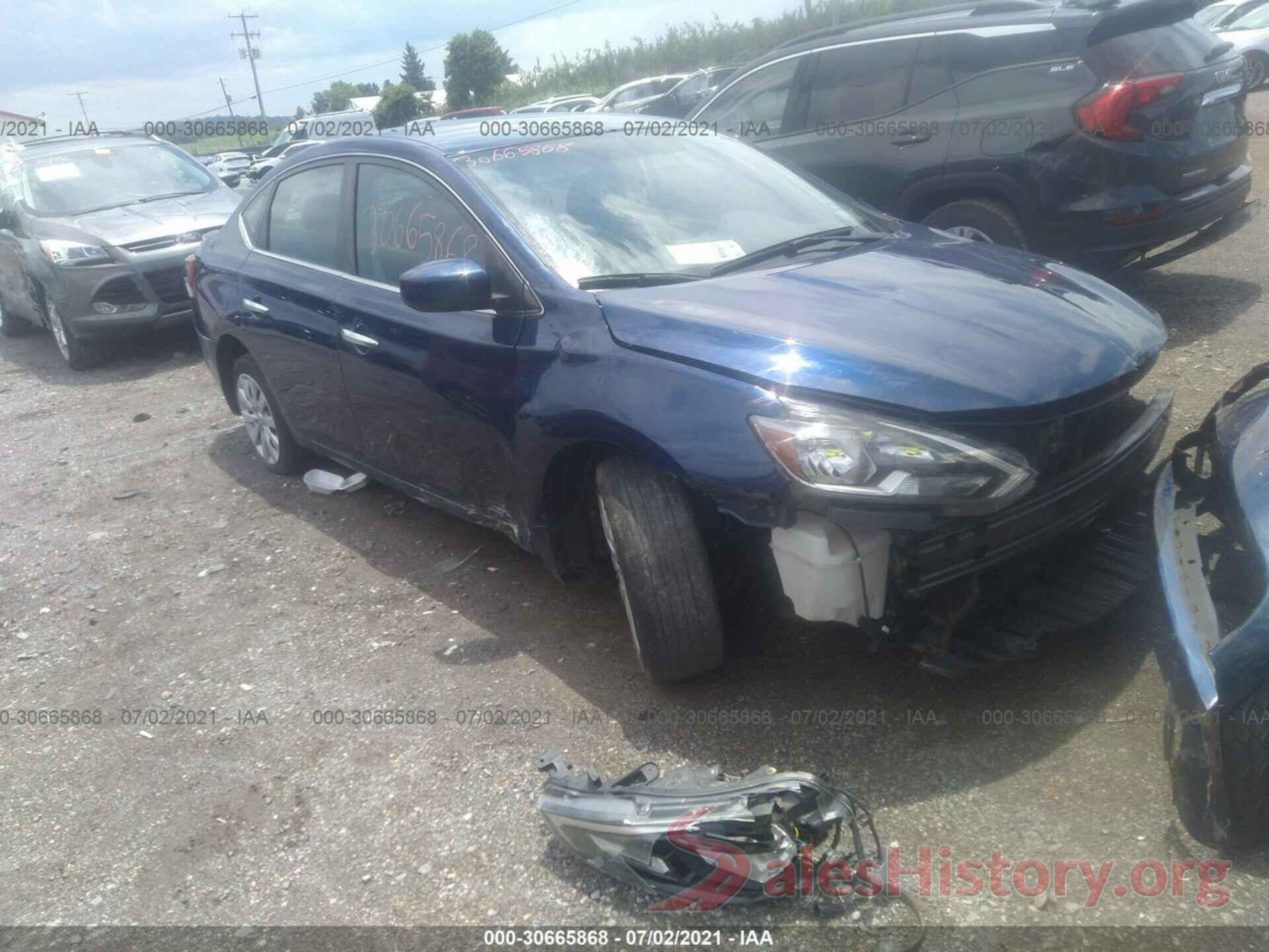 3N1AB7AP0KY212444 2019 NISSAN SENTRA