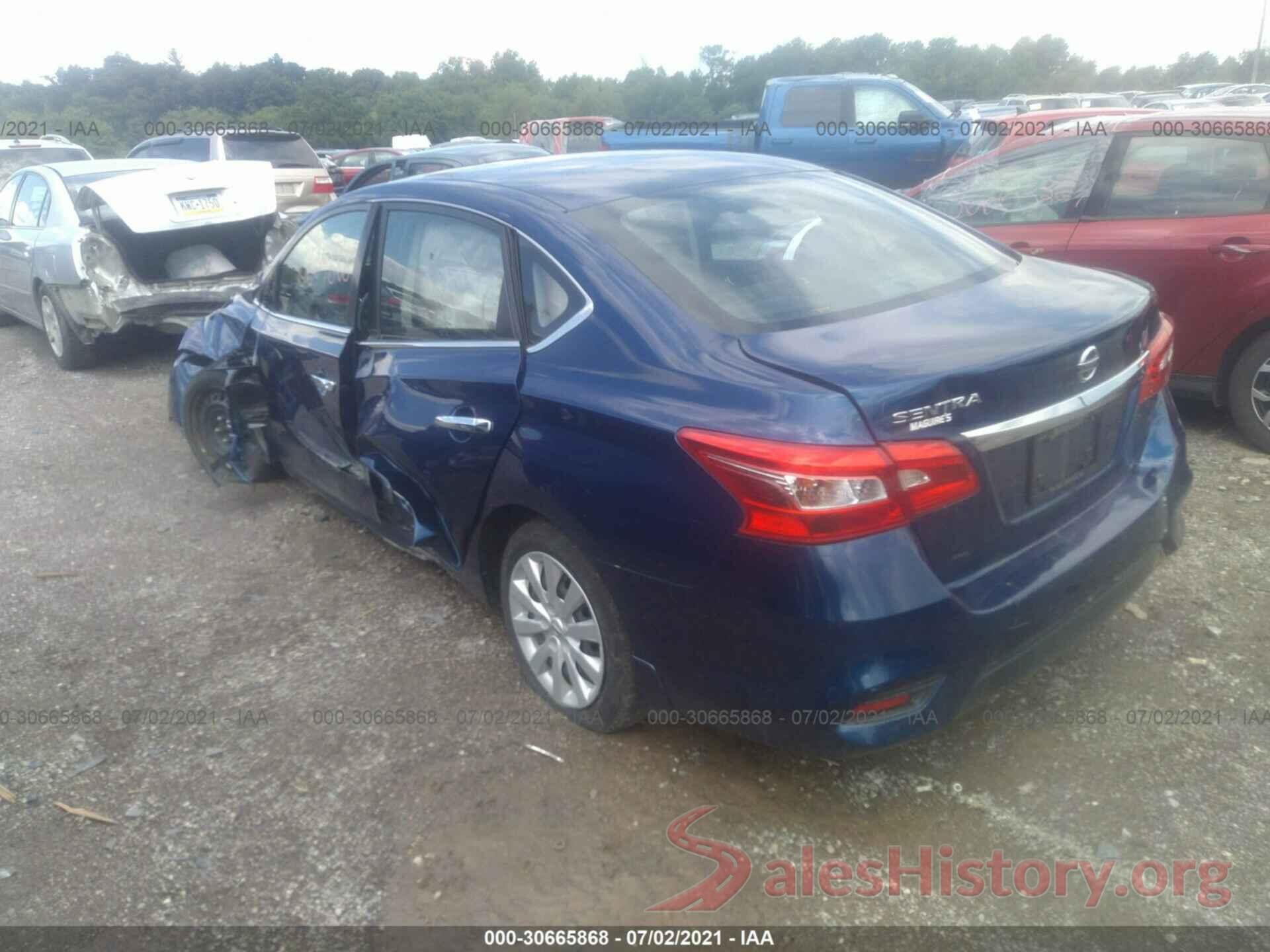 3N1AB7AP0KY212444 2019 NISSAN SENTRA