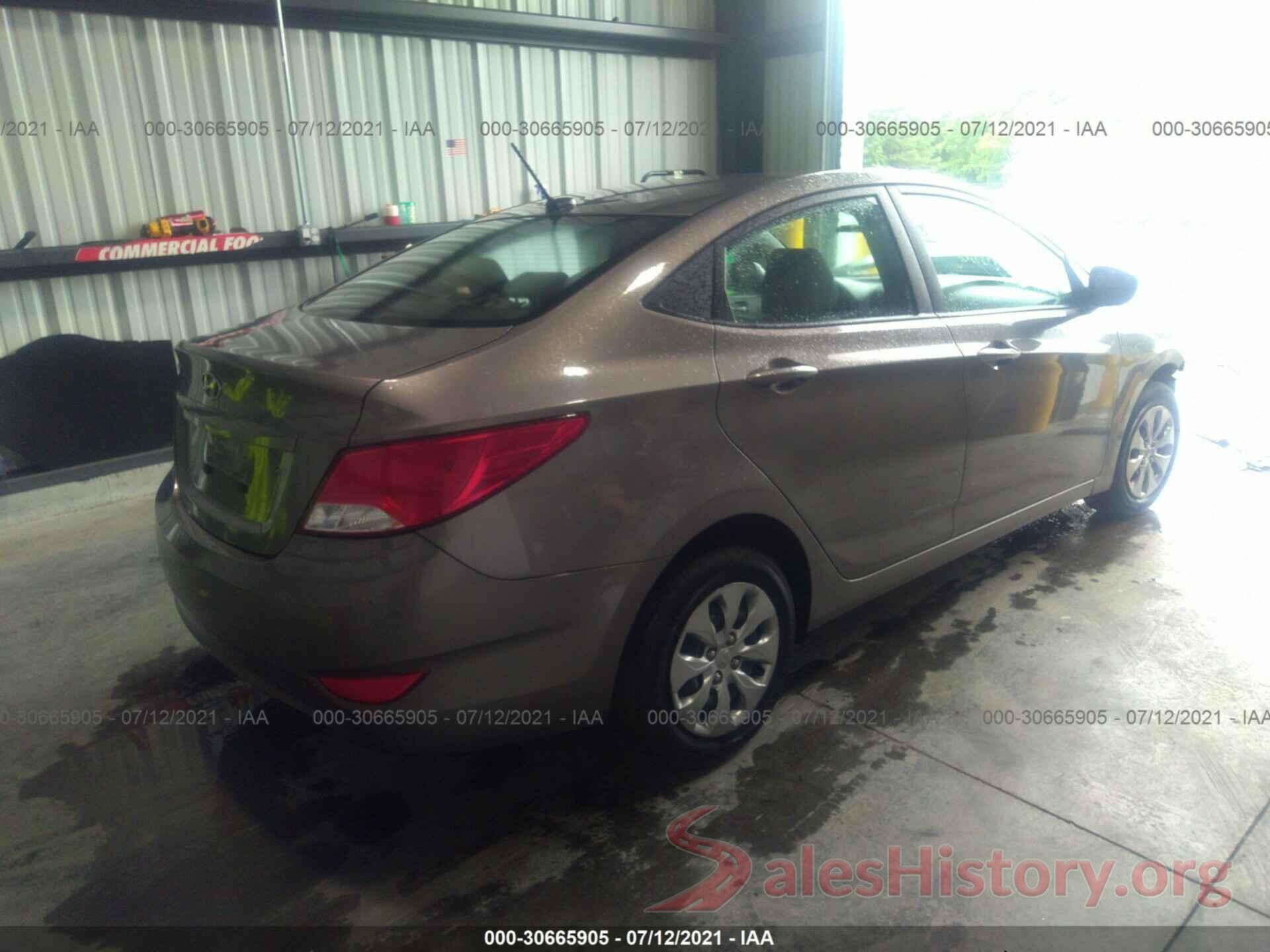 KMHCT4AE0HU388496 2017 HYUNDAI ACCENT