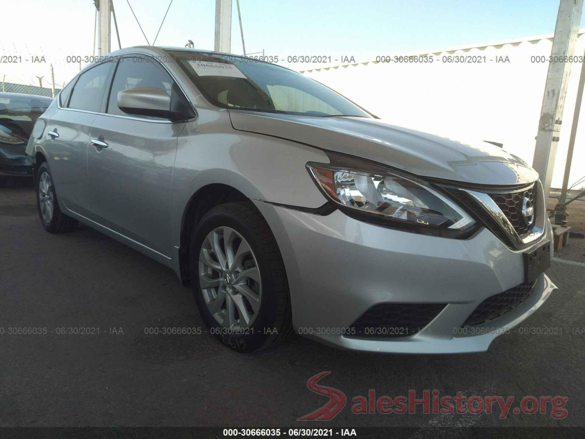 3N1AB7AP0KY288696 2019 NISSAN SENTRA