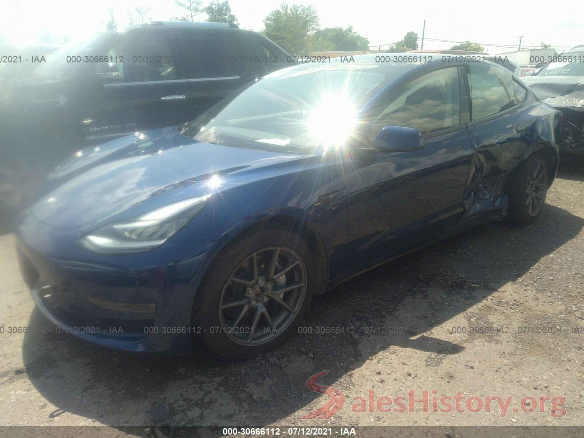 5YJ3E1EB3MF836830 2021 TESLA MODEL 3