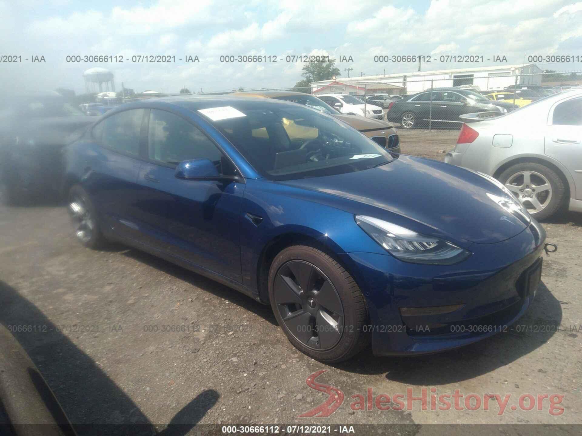 5YJ3E1EB3MF836830 2021 TESLA MODEL 3