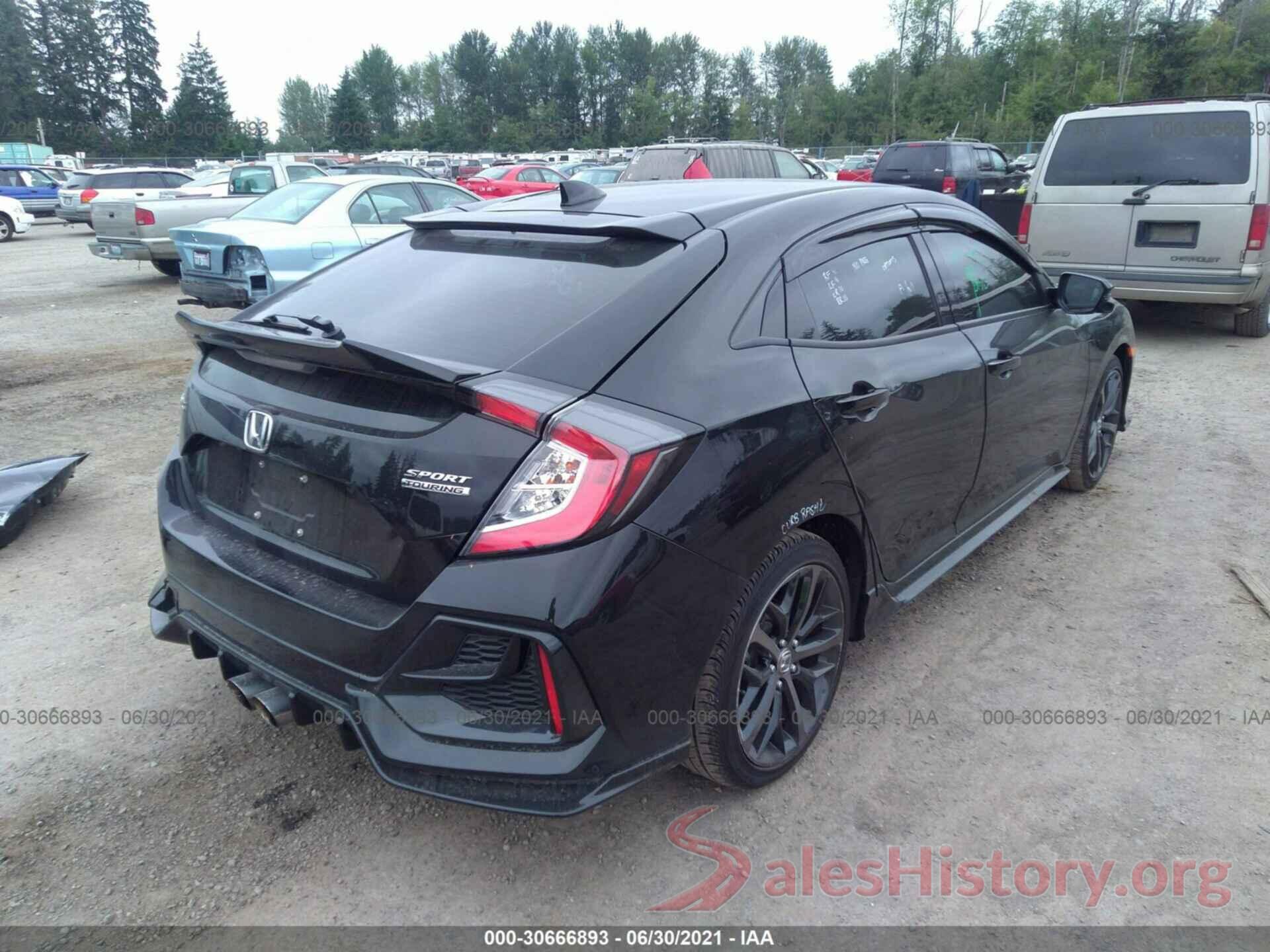 SHHFK7H96LU414419 2020 HONDA CIVIC HATCHBACK