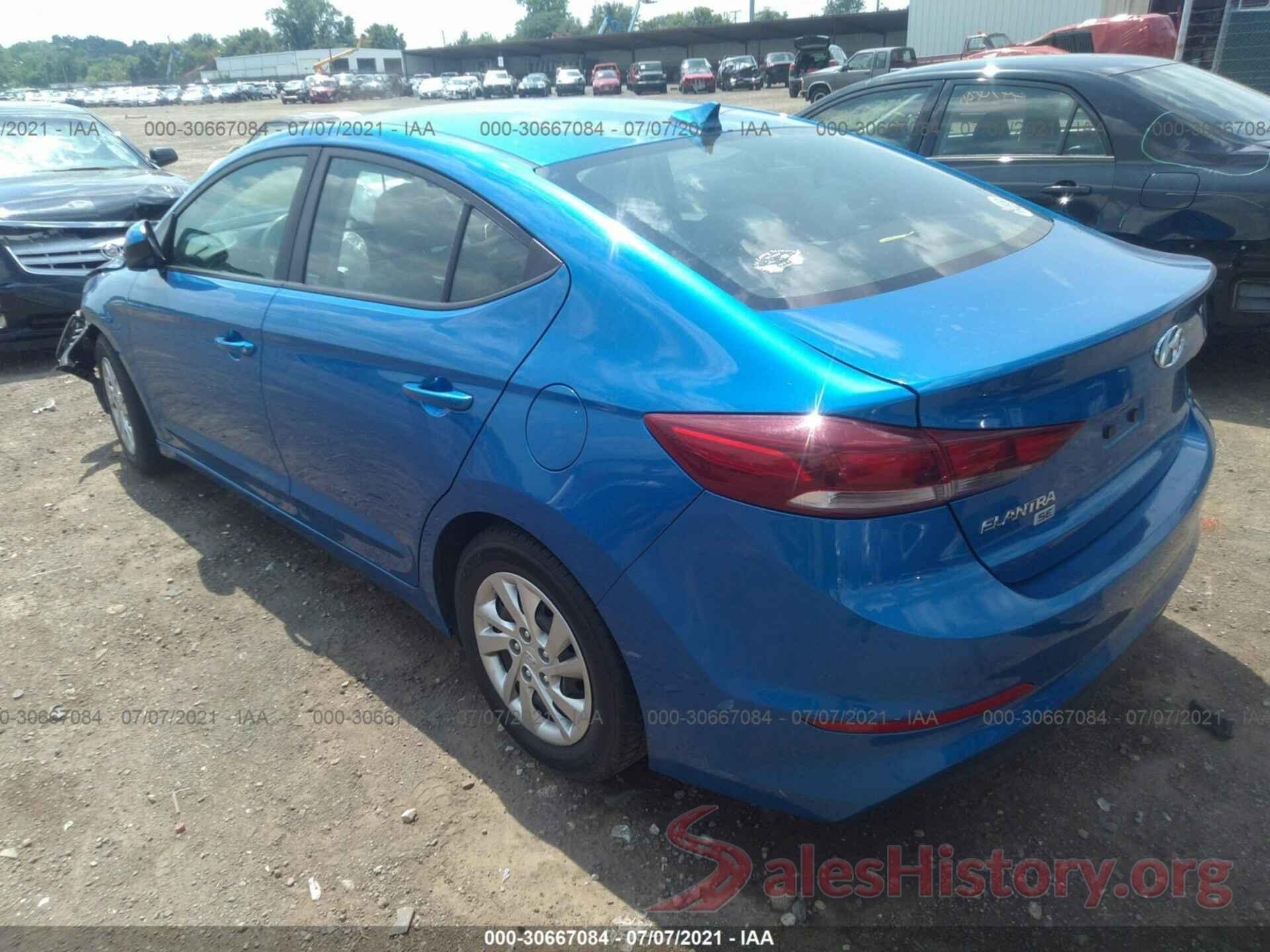 KMHD74LF7HU121497 2017 HYUNDAI ELANTRA