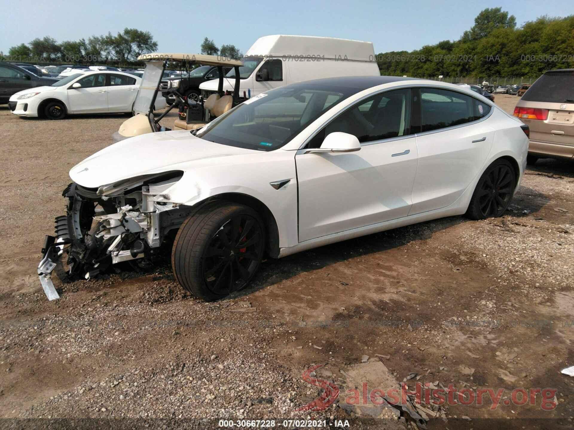 5YJ3E1EB4KF419942 2019 TESLA MODEL 3