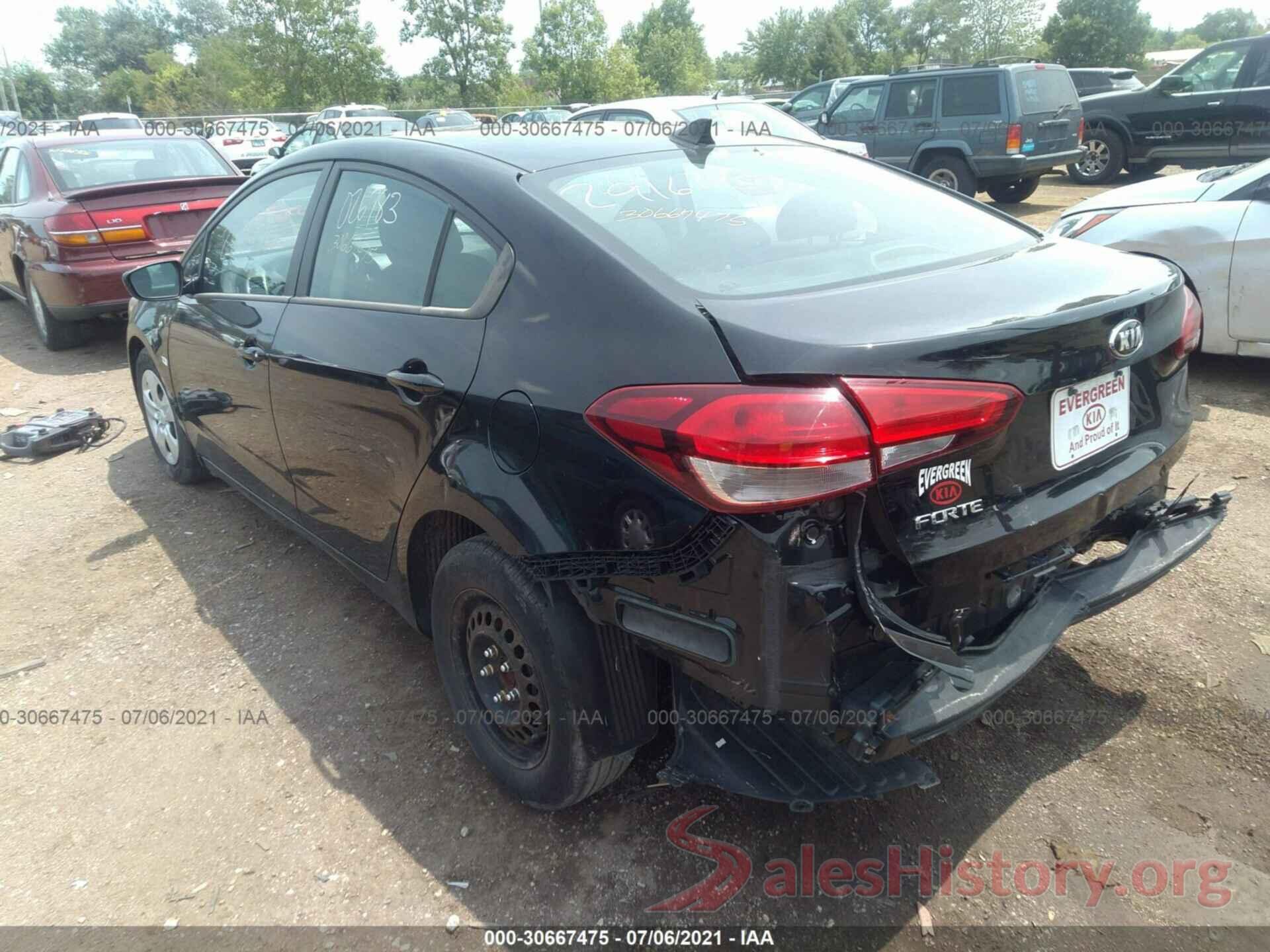 3KPFK4A73JE283834 2018 KIA FORTE