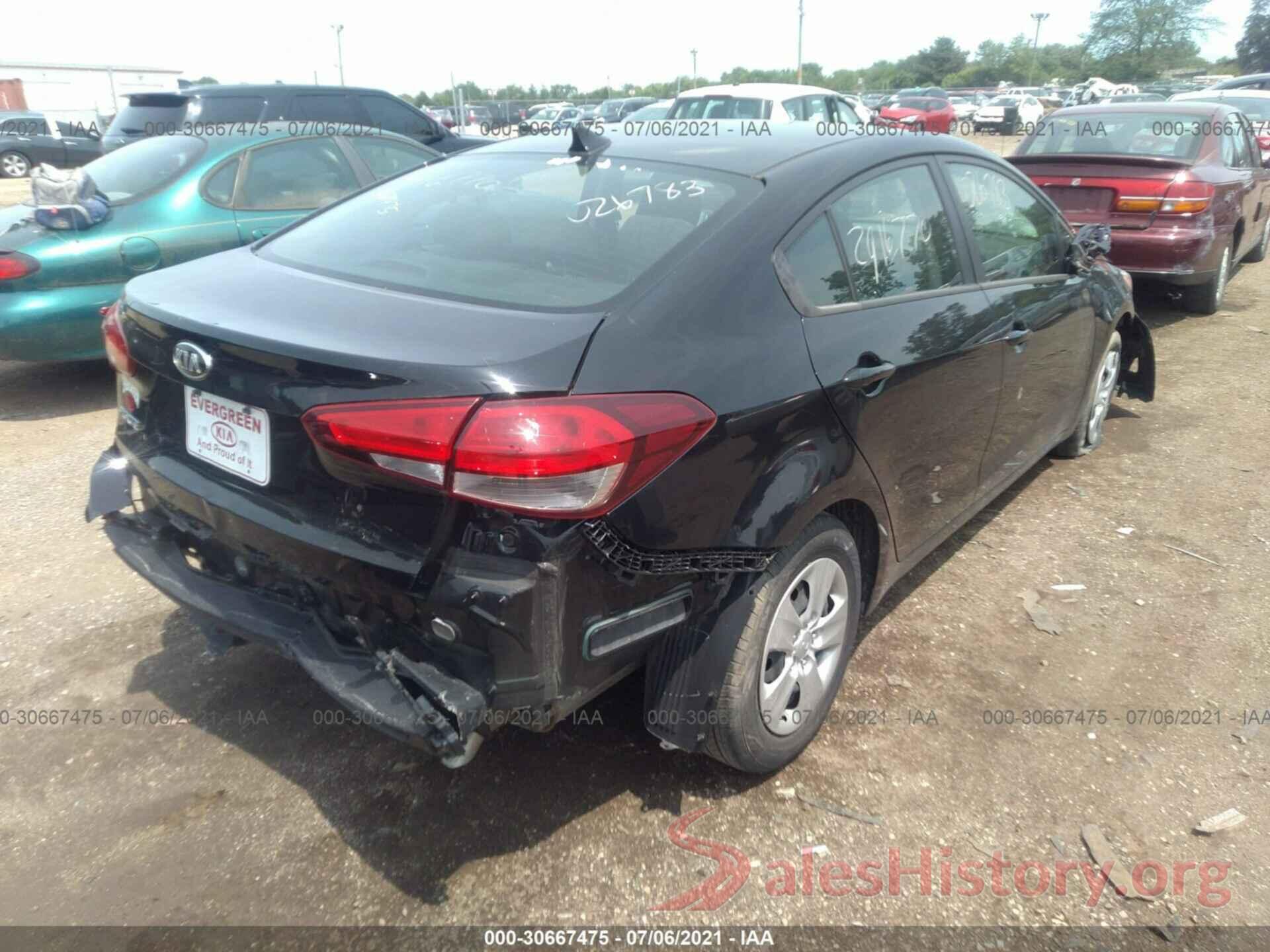 3KPFK4A73JE283834 2018 KIA FORTE