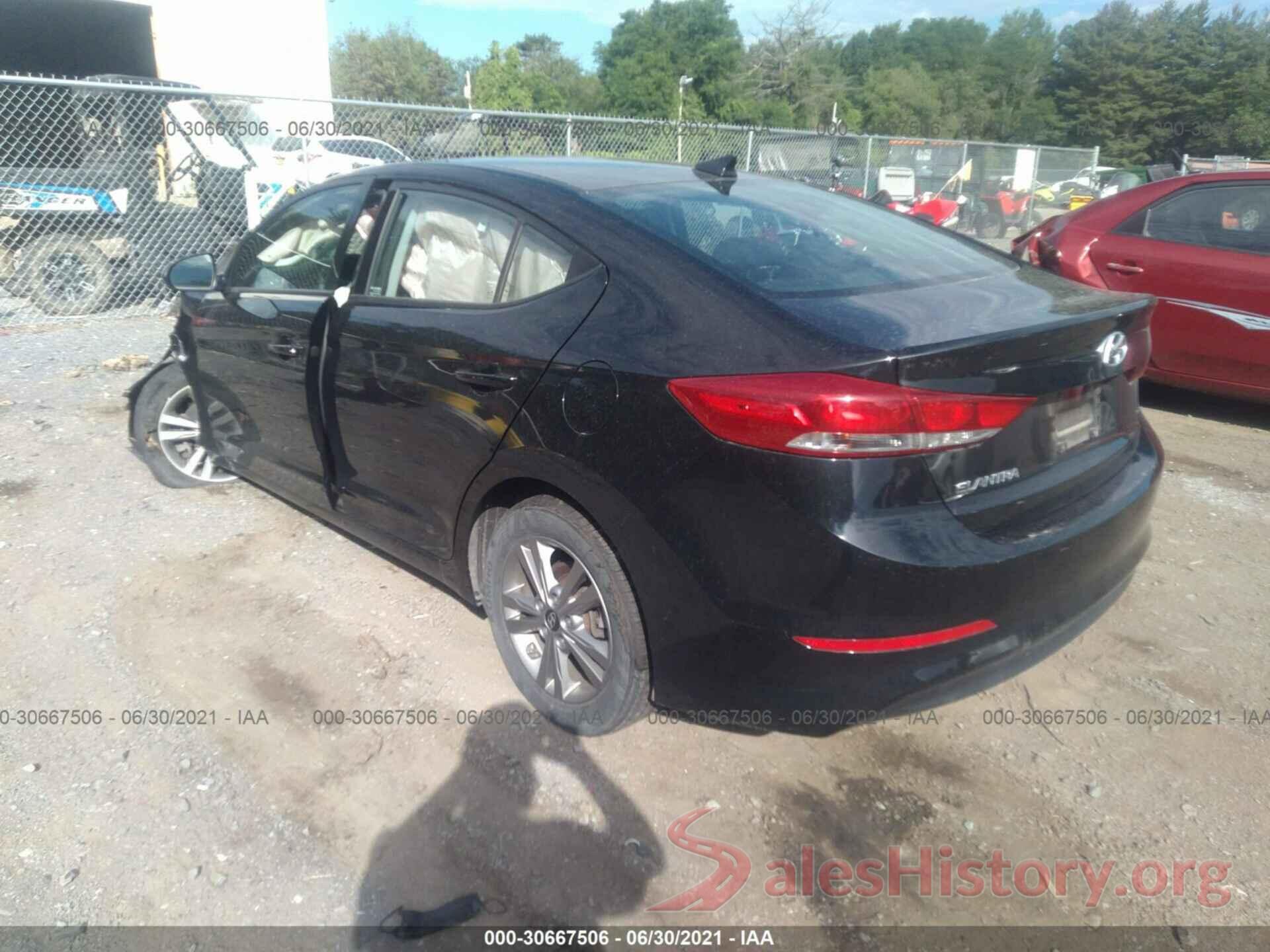 5NPD84LF4JH374195 2018 HYUNDAI ELANTRA