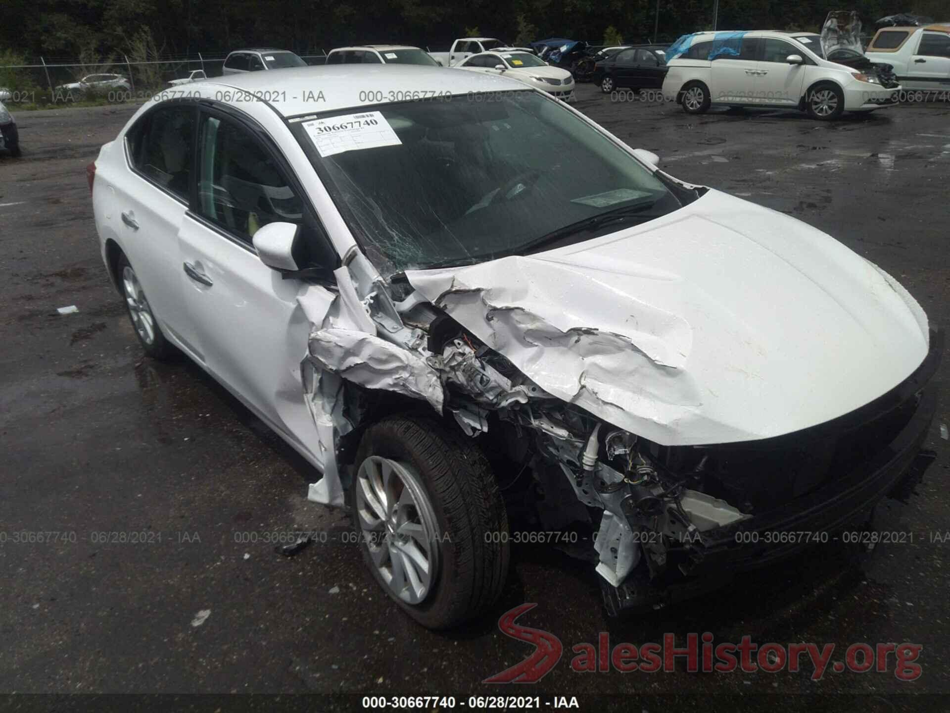 3N1AB7AP6KY416147 2019 NISSAN SENTRA