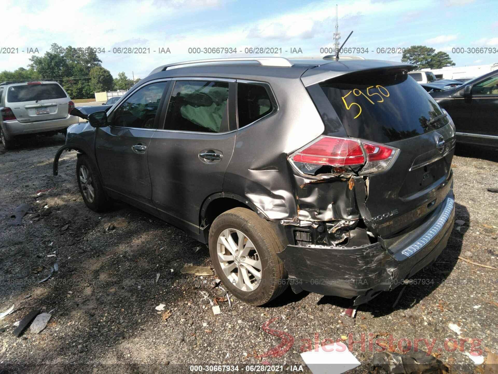 KNMAT2MT5GP615950 2016 NISSAN ROGUE