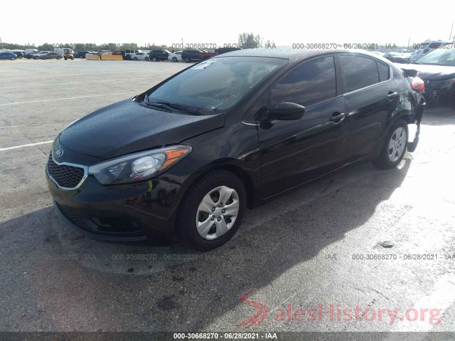 KNAFK4A65G5615099 2016 KIA FORTE