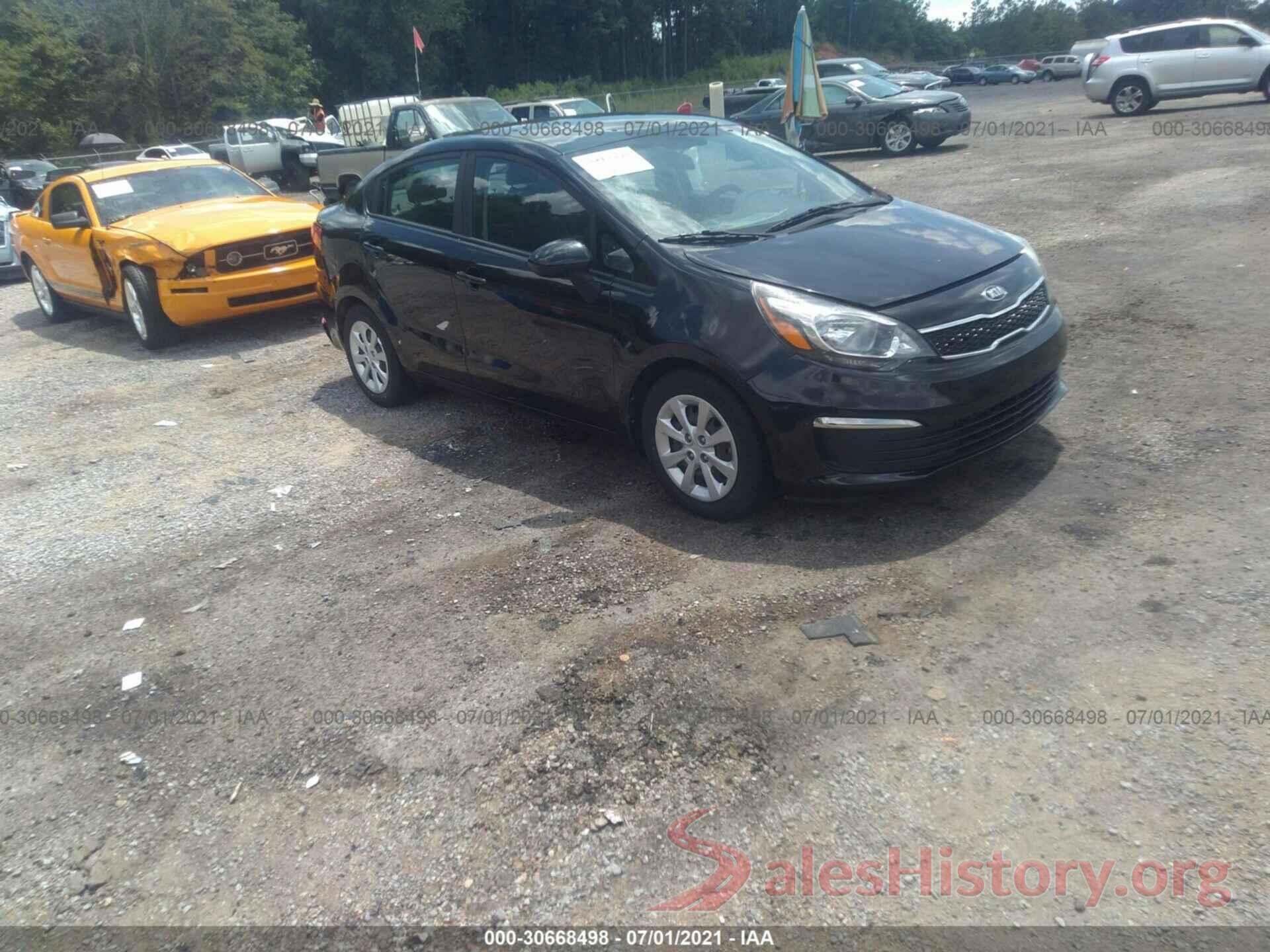 KNADN4A3XG6686085 2016 KIA RIO