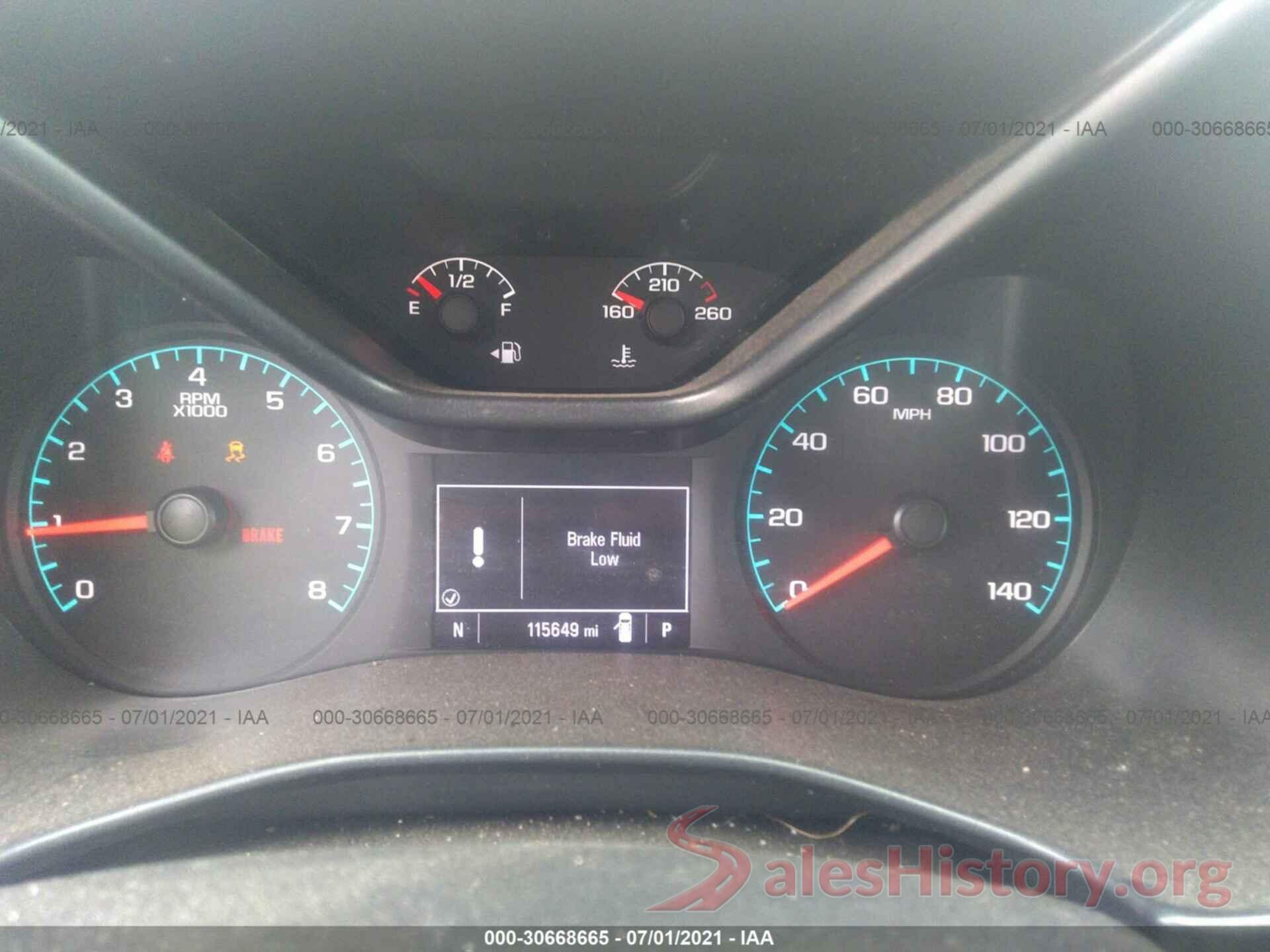 1GCHSBEAXK1210144 2019 CHEVROLET COLORADO